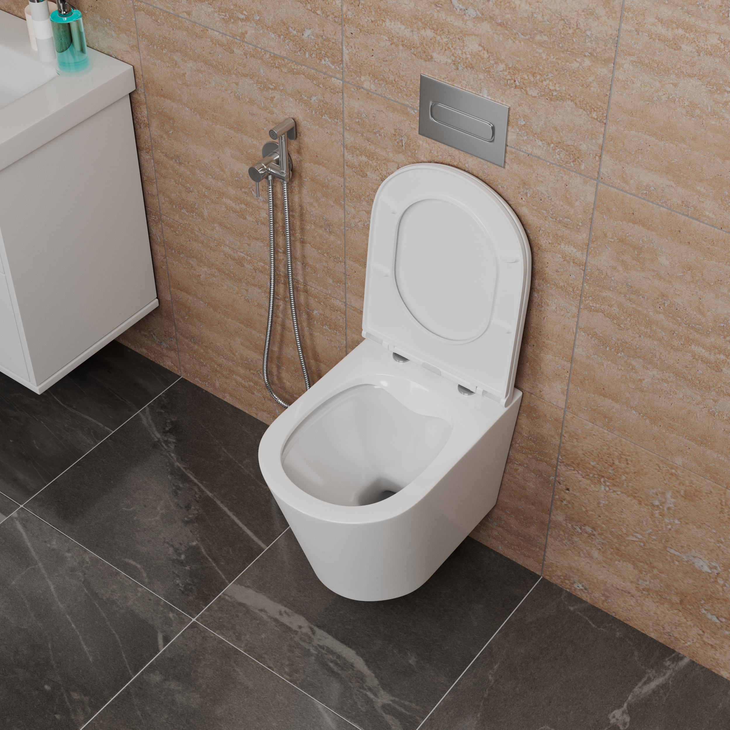Унитаз подвесной безободковый DK Venice (DT1026016) Унитаз подвесной безободковый DK Venice (DT1026016) - фото 3