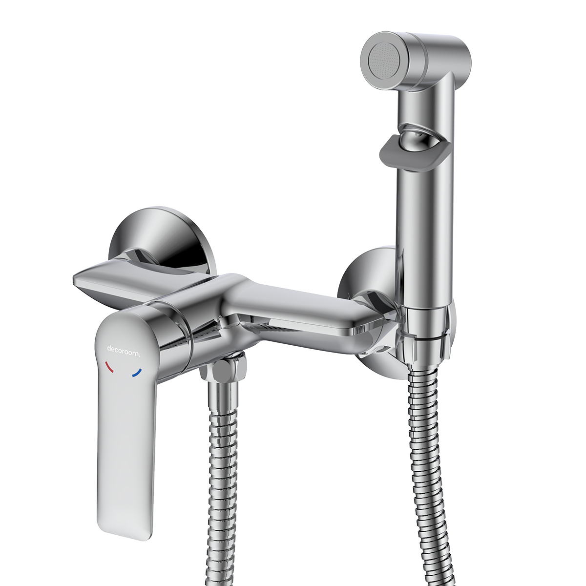 Смеситель DECOROOM DR28 с гигиеническим душем (DR28058) - фото 1