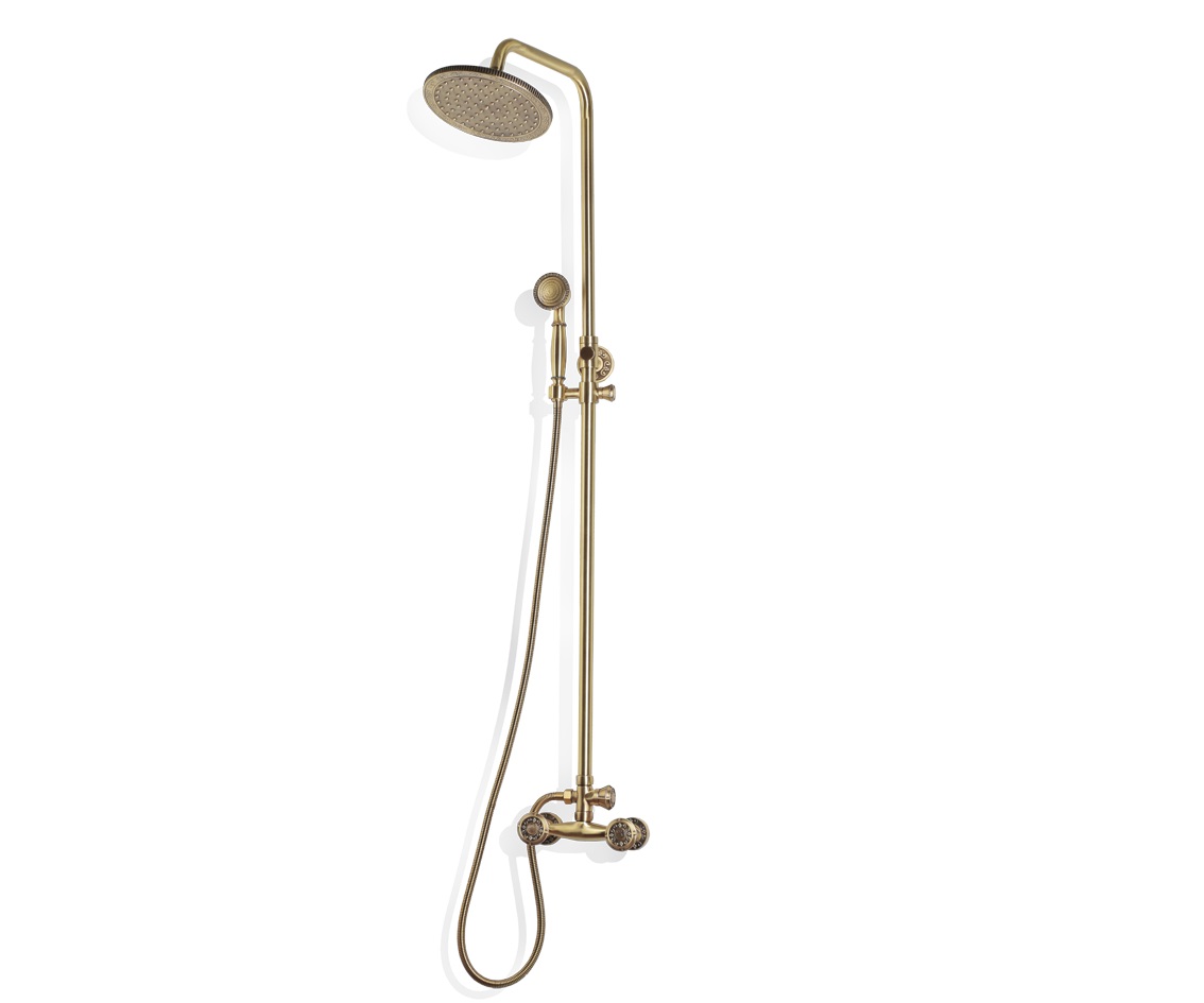 Комплект двухручковый для ванны и душа Bronze de Luxe ROYAL (10118R) Комплект двухручковый для ванны и душа Bronze de Luxe ROYAL (10118R)