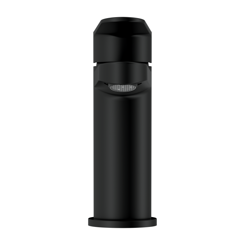 Смеситель для раковины CERSANIT LARA средний однорычажный черный (68152) - фото 4