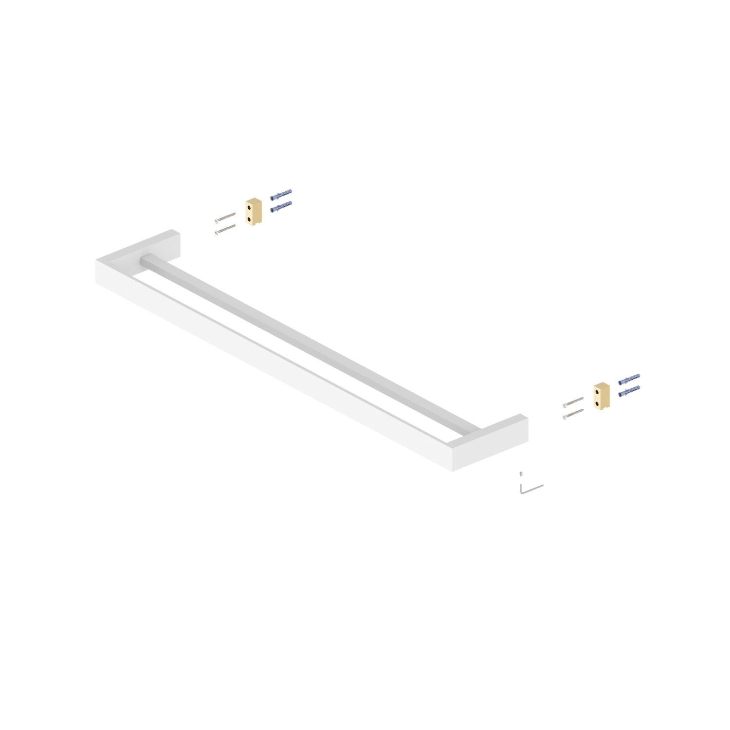 Полотенцедержатель двойной Timo Petruma никель (15256/13) - фото 2