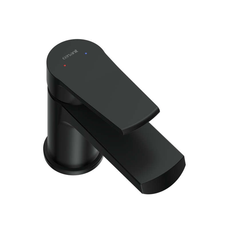 Смеситель для раковины CERSANIT CITY однорычажный черный (68396) - фото 3