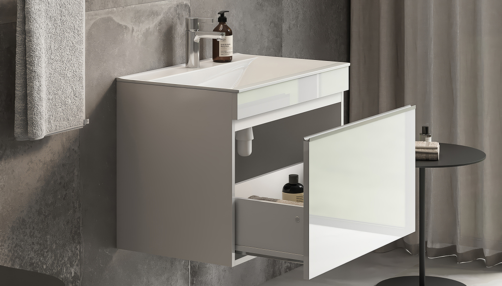 Тумба подвесная Velvex Pulsus 70 Белая под раковину rkPUL.70-81 (Pulsus) (tp.PUL.PUL.70.1Y белый глянец) - фото 3