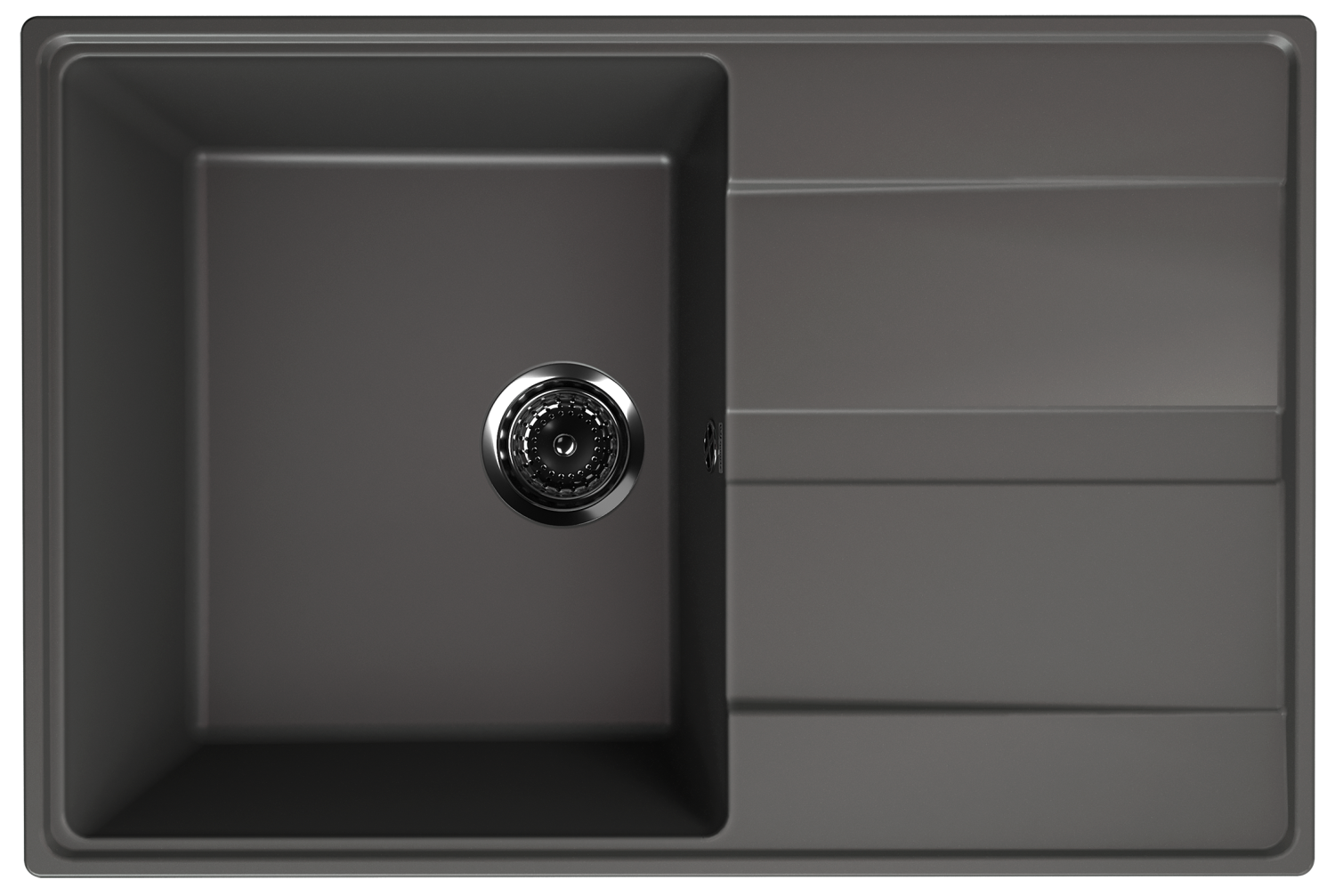 Мойка ULGRAN Quartz асфальт (Prima 750-09) - фото 1