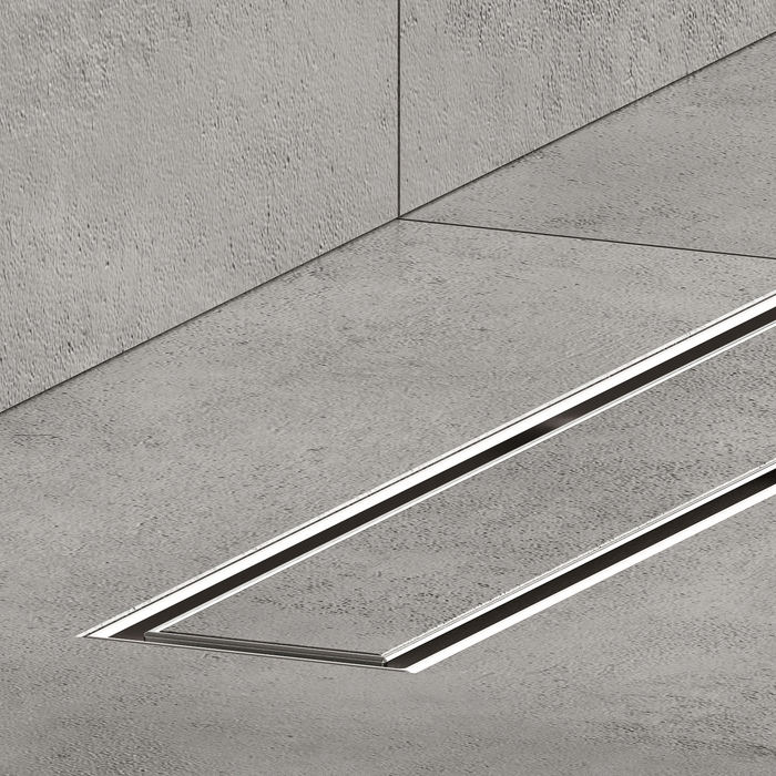 Лоток душевой IDDIS Perfex, сифон 360, комбинированный затвор, двухсторонняя решетка, 700мм, хром (975B7SB00DZ) - фото 4