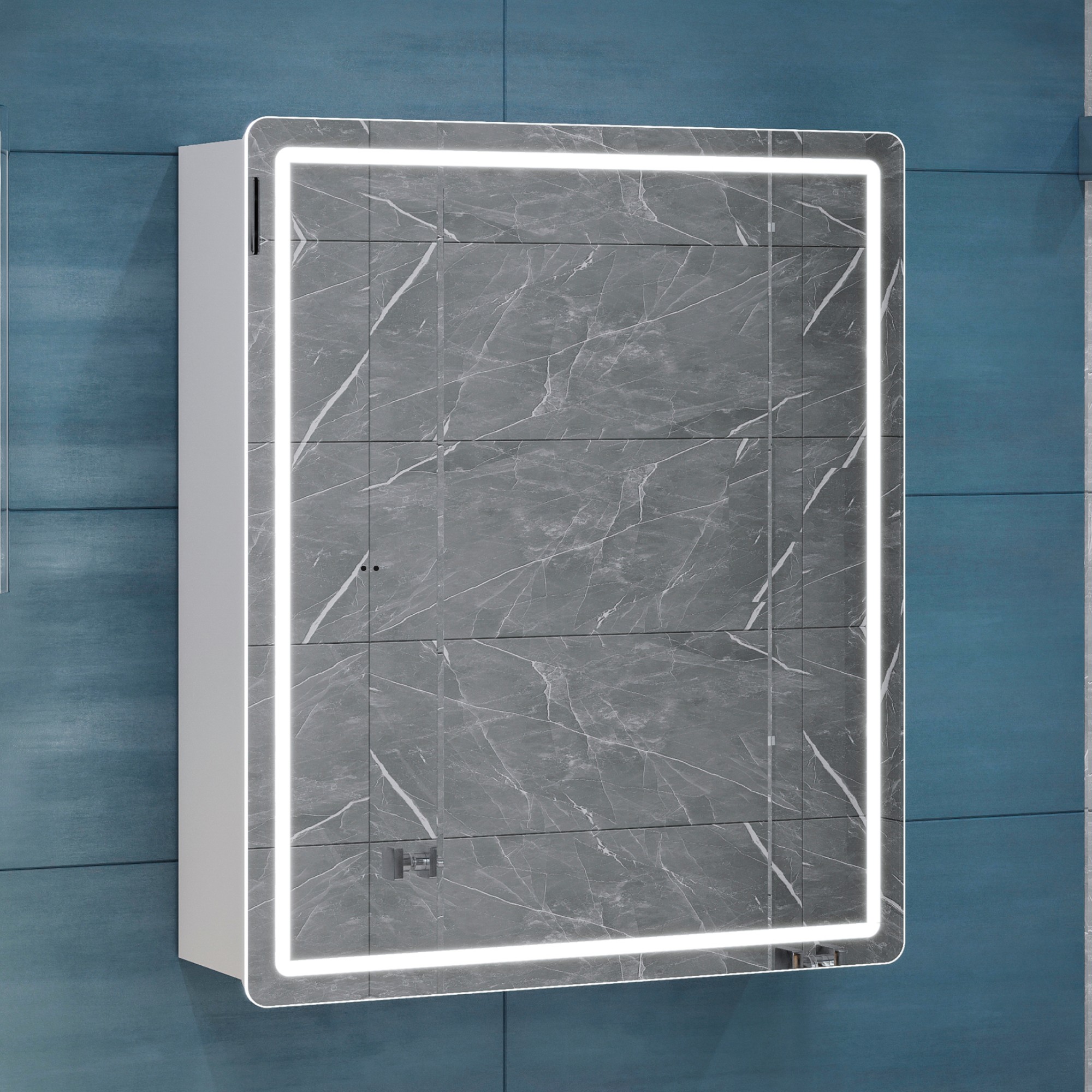 Зеркальный шкаф VIGO Geometry Classic 500 с зеркалом (453) - фото 5