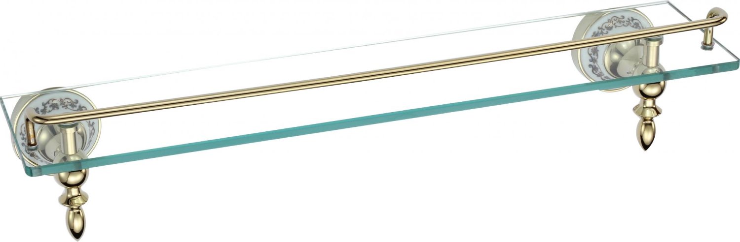 Полка прямая (стеклянная) 60 см Savol 68b (S-06891B) - фото 2