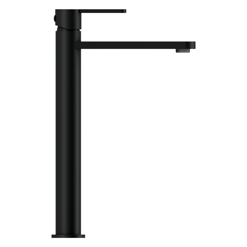 Смеситель для раковины CERSANIT OLIVA высокий однорычажный черный (68966) - фото 3