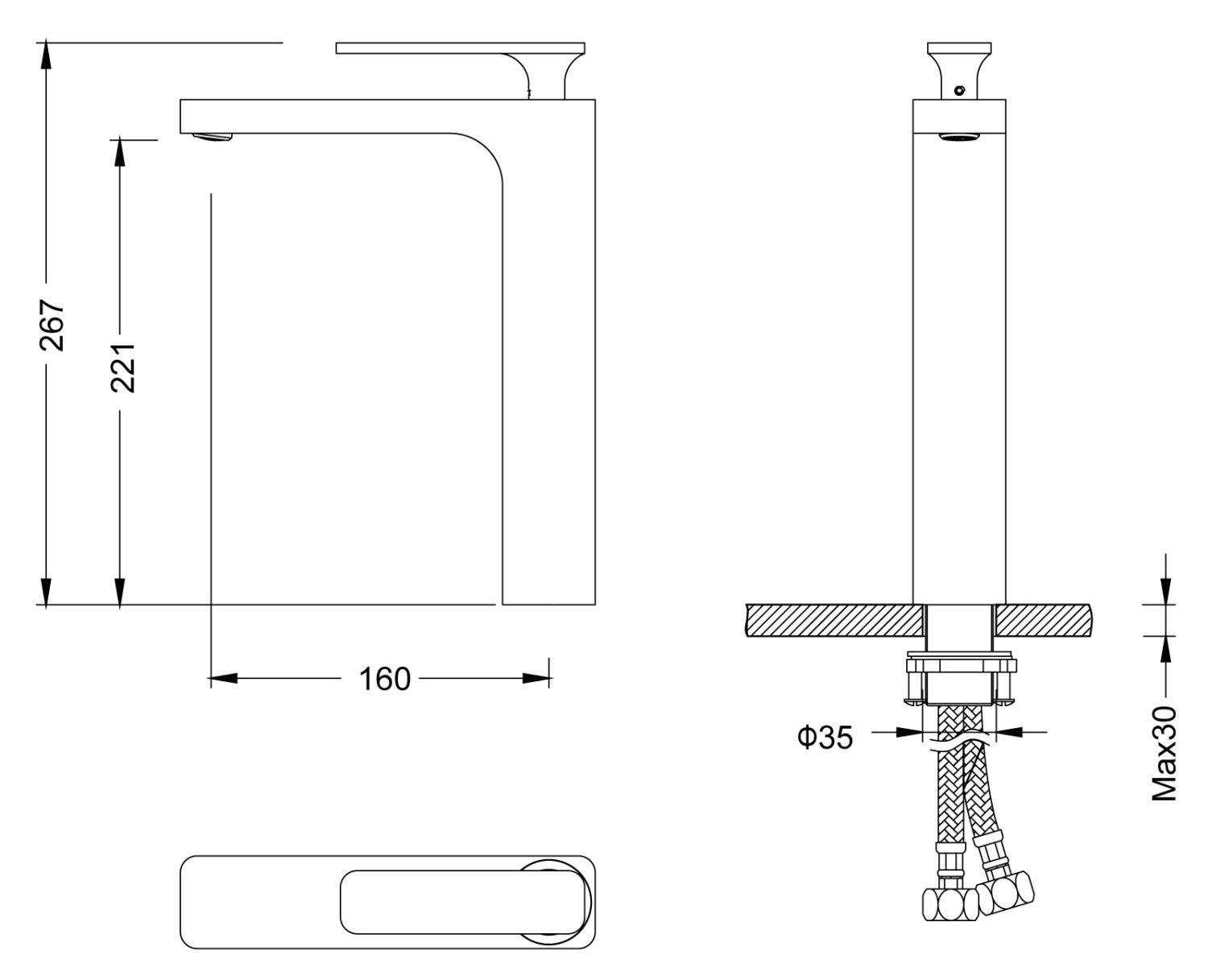 Смеситель для раковины Timo Torne (4311/02F antique) - фото 2