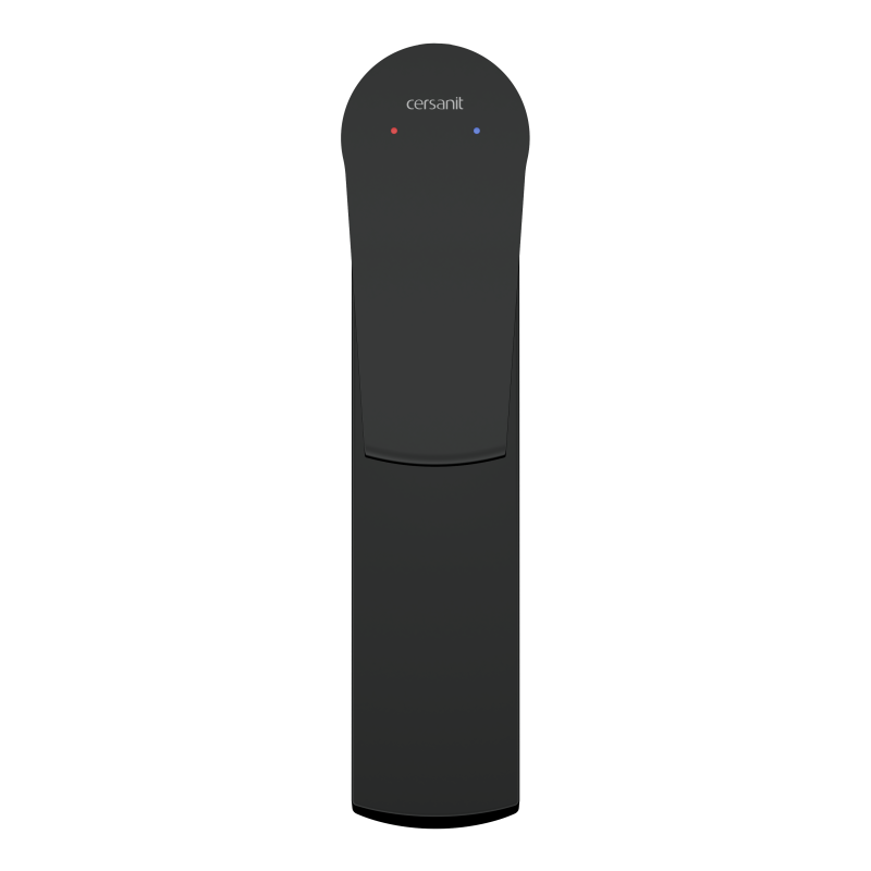 Смеситель для раковины CERSANIT CITY высокий однорычажный черный (68397) - фото 7