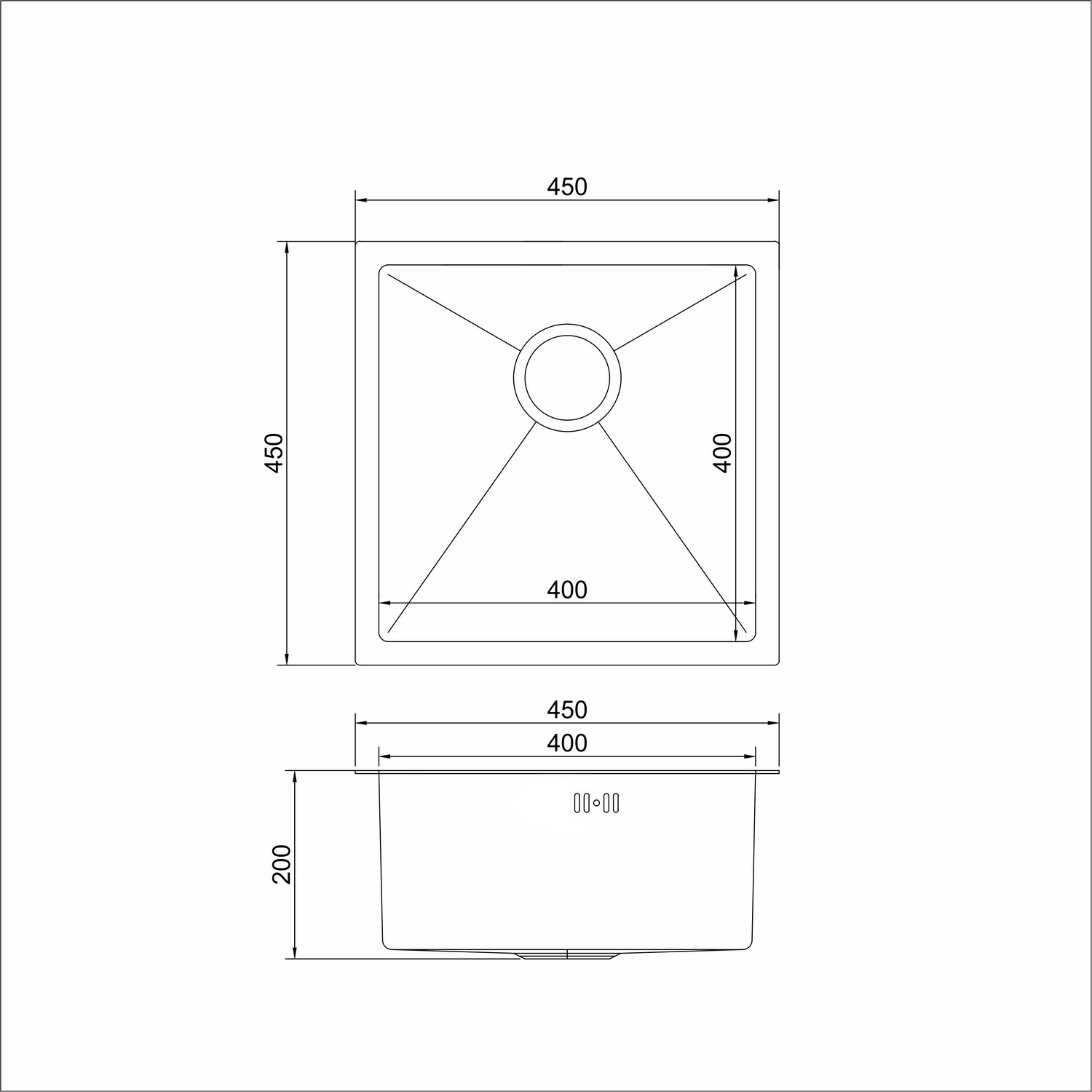 Мойка подст.монтаж 45х45 (3,0) вып 3 1/2 MIXLINE PRO 20см с сифоном (547226) Мойка подст.монтаж 45х45 (3,0) вып 3 1/2 MIXLINE PRO 20см с сифоном (547226) - фото 6