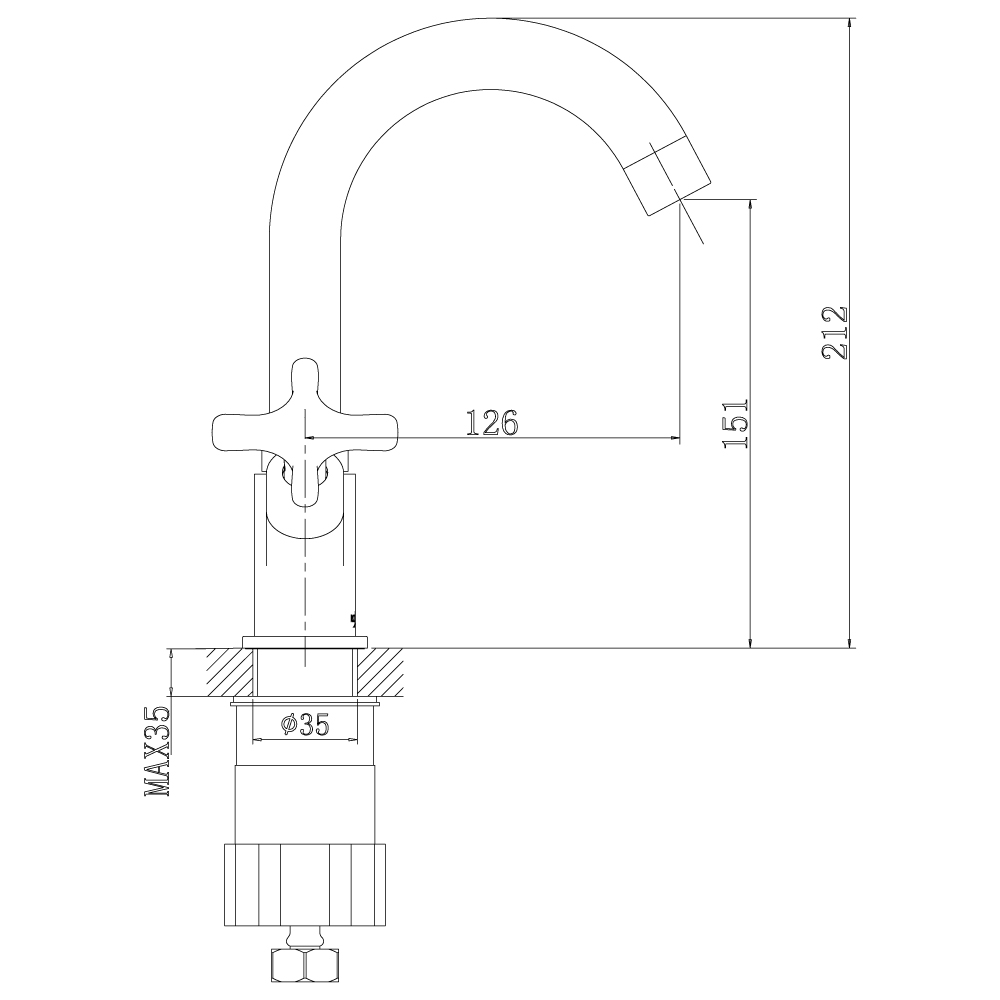 Смеситель для кухонной мойки Rossinka RS39 (RS39-62U) - фото 2