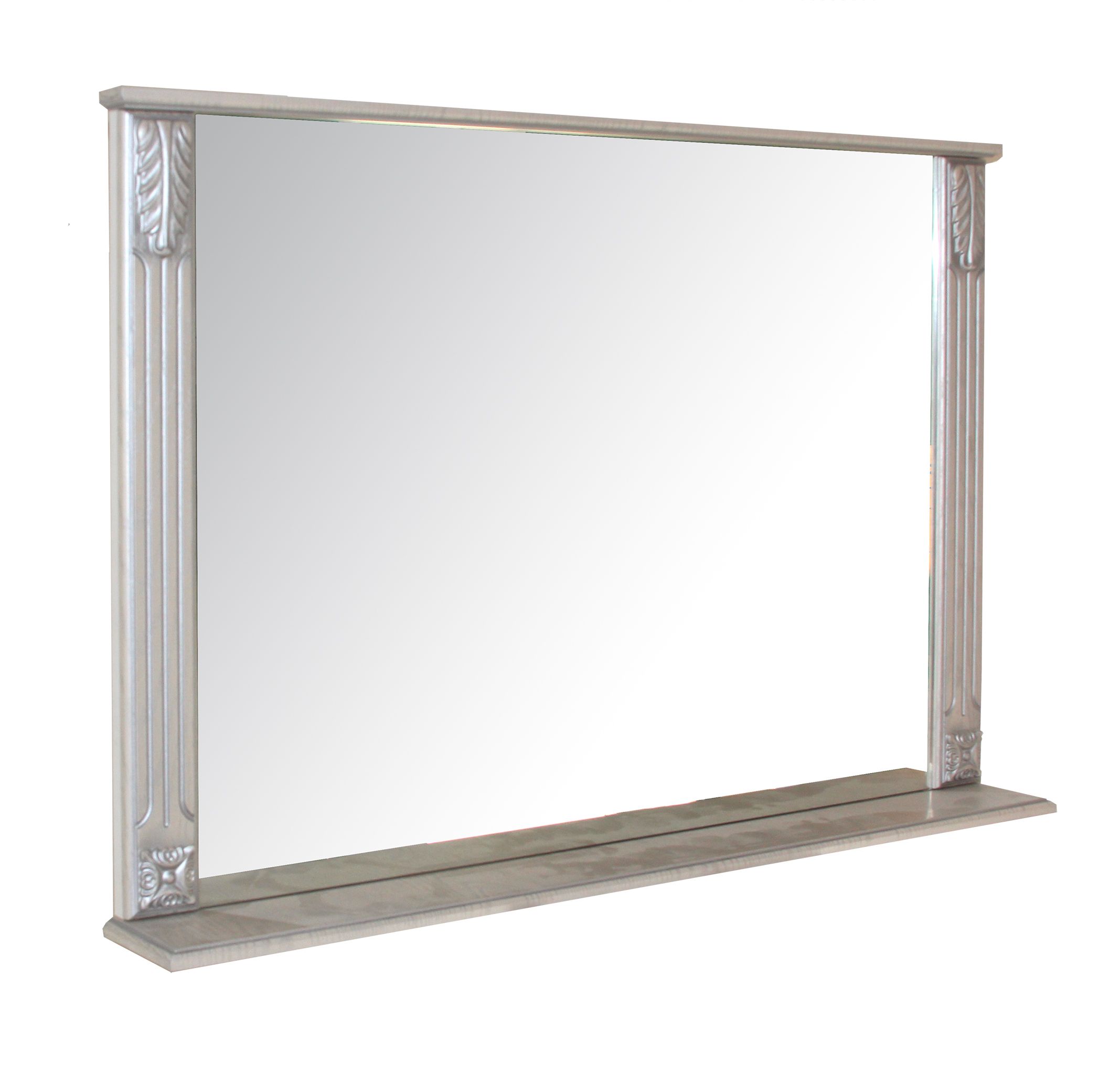 Зеркало без подсветки MIXLINE Людвиг-105 патина серебро (527485) - фото 1