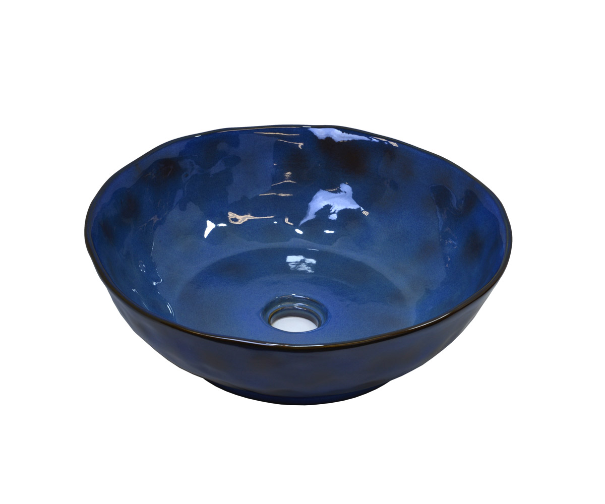 Раковина-чаша на столешницу Bronze de Luxe, сине-коричневый  (2000) - фото 1
