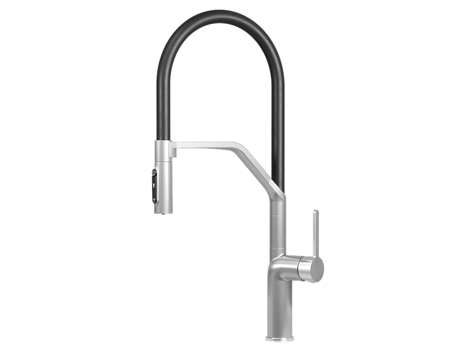 Смеситель для кухни GRANULA (9012, НЕРЖ) - фото 1