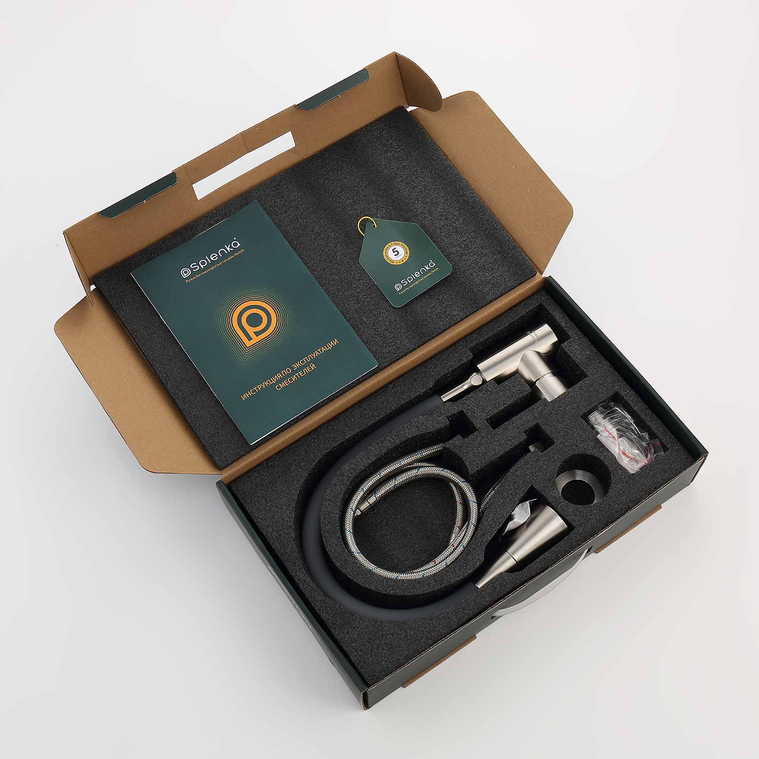 Смеситель Splenka для кухни с гибким изливом (S201.4307.05) - фото 11