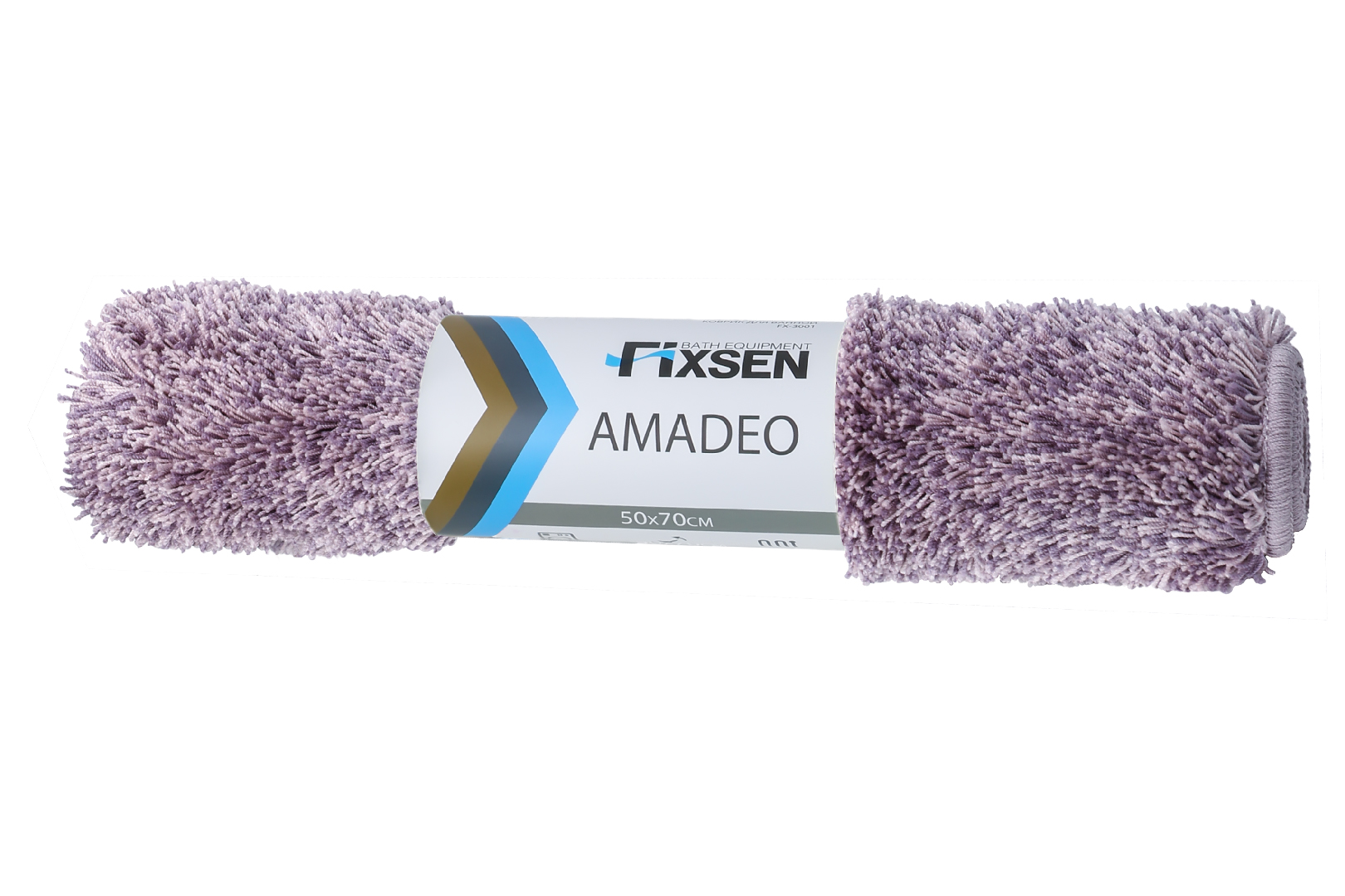 Коврик для ванной Fixsen Amadeo 1-ый фиолетовый, 50х70 см. (FX-3001P) - фото 3
