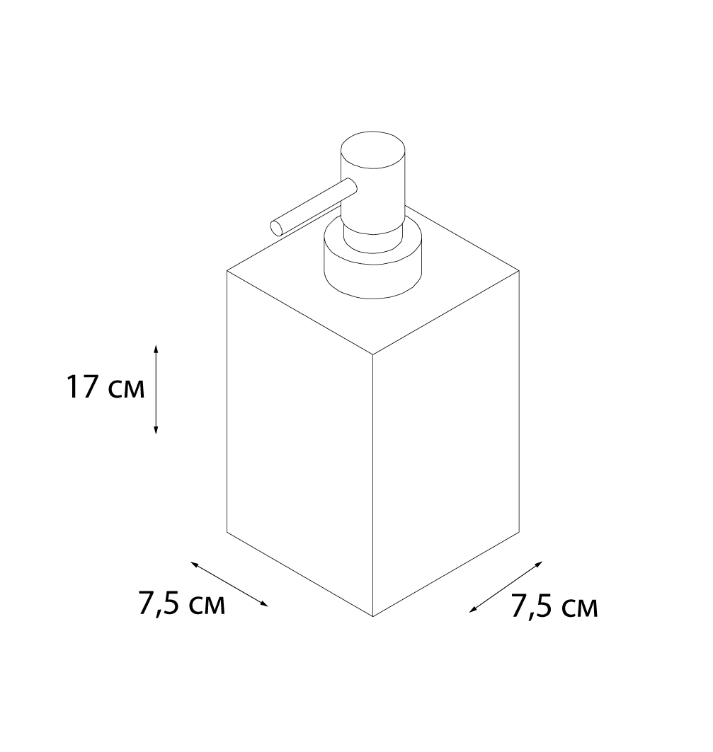 Дозатор для жидкого мыла FIXSEN Sole (FX-301-1) - фото 3