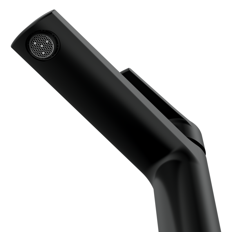 Смеситель для раковины CERSANIT CITY высокий однорычажный черный (68397) - фото 5