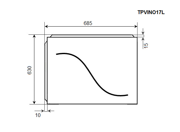 Торцевая панель TIMO (TPVINO17L) - фото 2