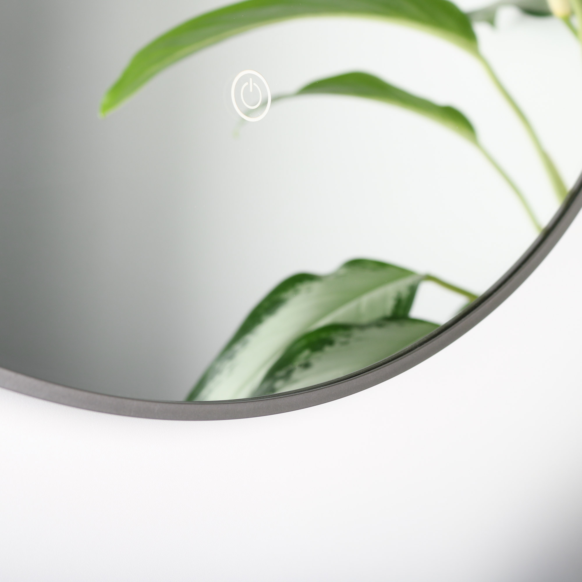 Зеркало FIXSEN с подсветкой LED круглое 80х80 см графит (FX-1080F) - фото 3