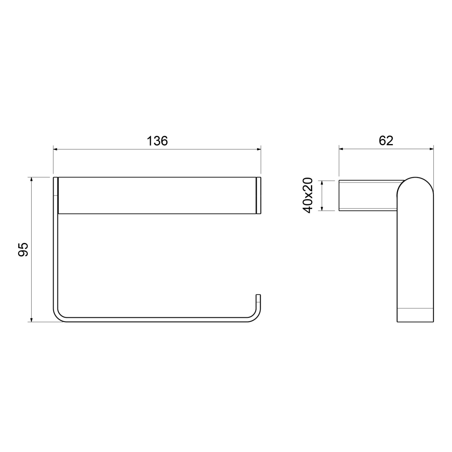 Бумагодержатель Timo Luiro черное золото (18542/18) - фото 2