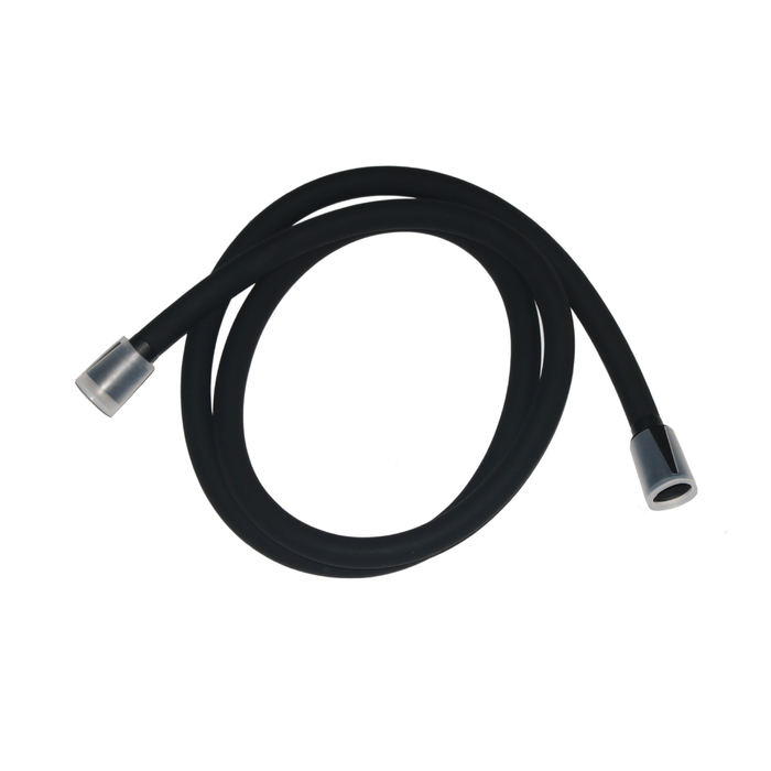Шланг для душа, черный матовый, силиконовый, 2.0м, Optima Home, IDDIS (OPH20BLi19) Шланг для душа, черный матовый, силиконовый, 2.0м, Optima Home, IDDIS (OPH20BLi19) - фото 1