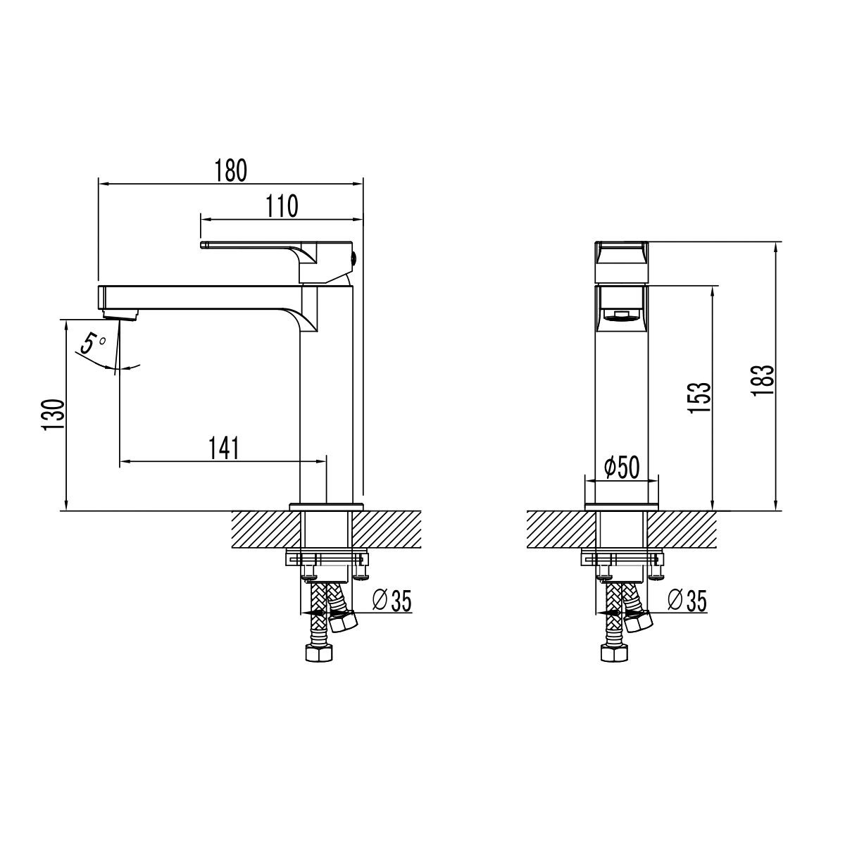 Смеситель Lemark Plus Grace LM1537C для раковины - фото 2