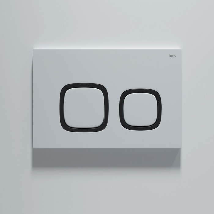 Клавиша смыва IDDIS Unifix универсальная, белая 004 (UNIS4WBi77) - фото 2