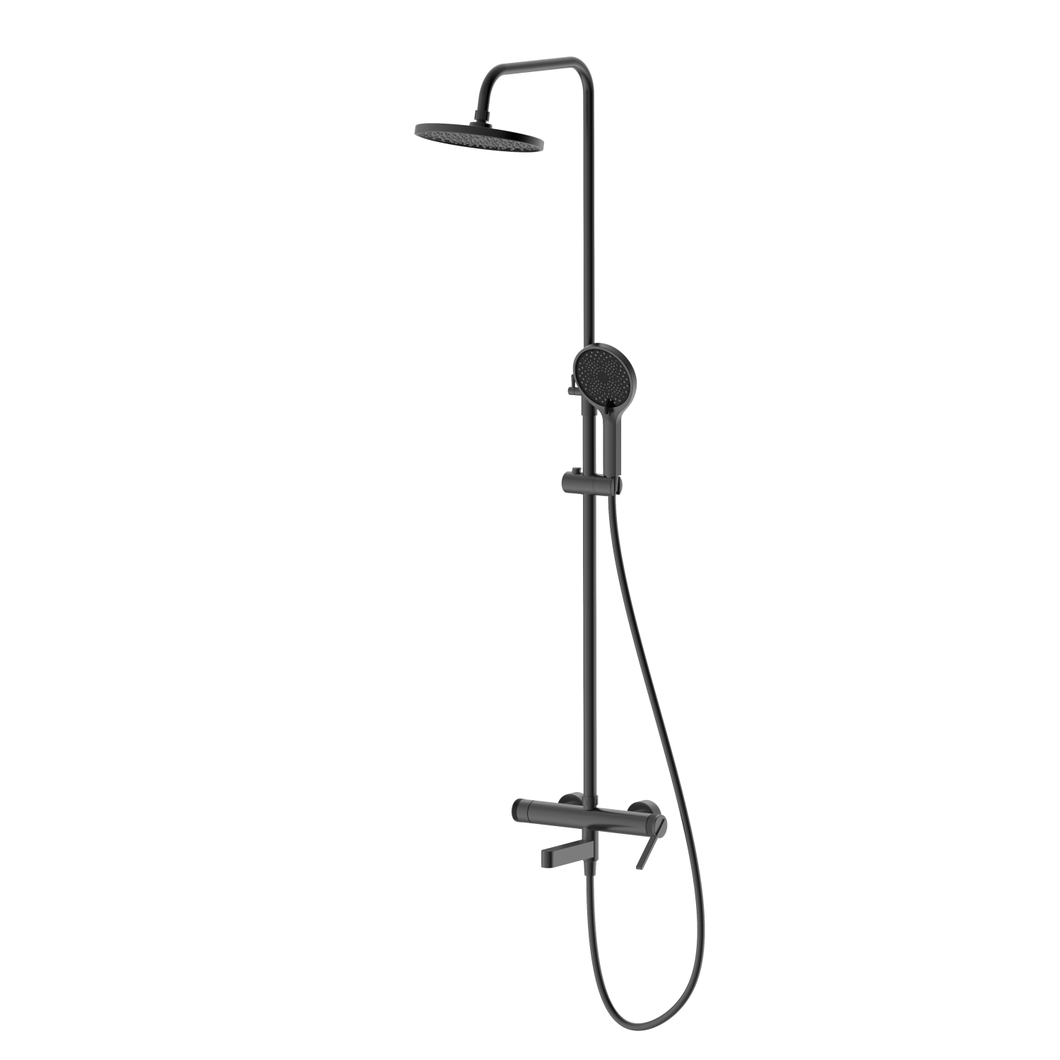 Душевая система со смесителем DQ Bonn графит (DA1703706) - фото 1