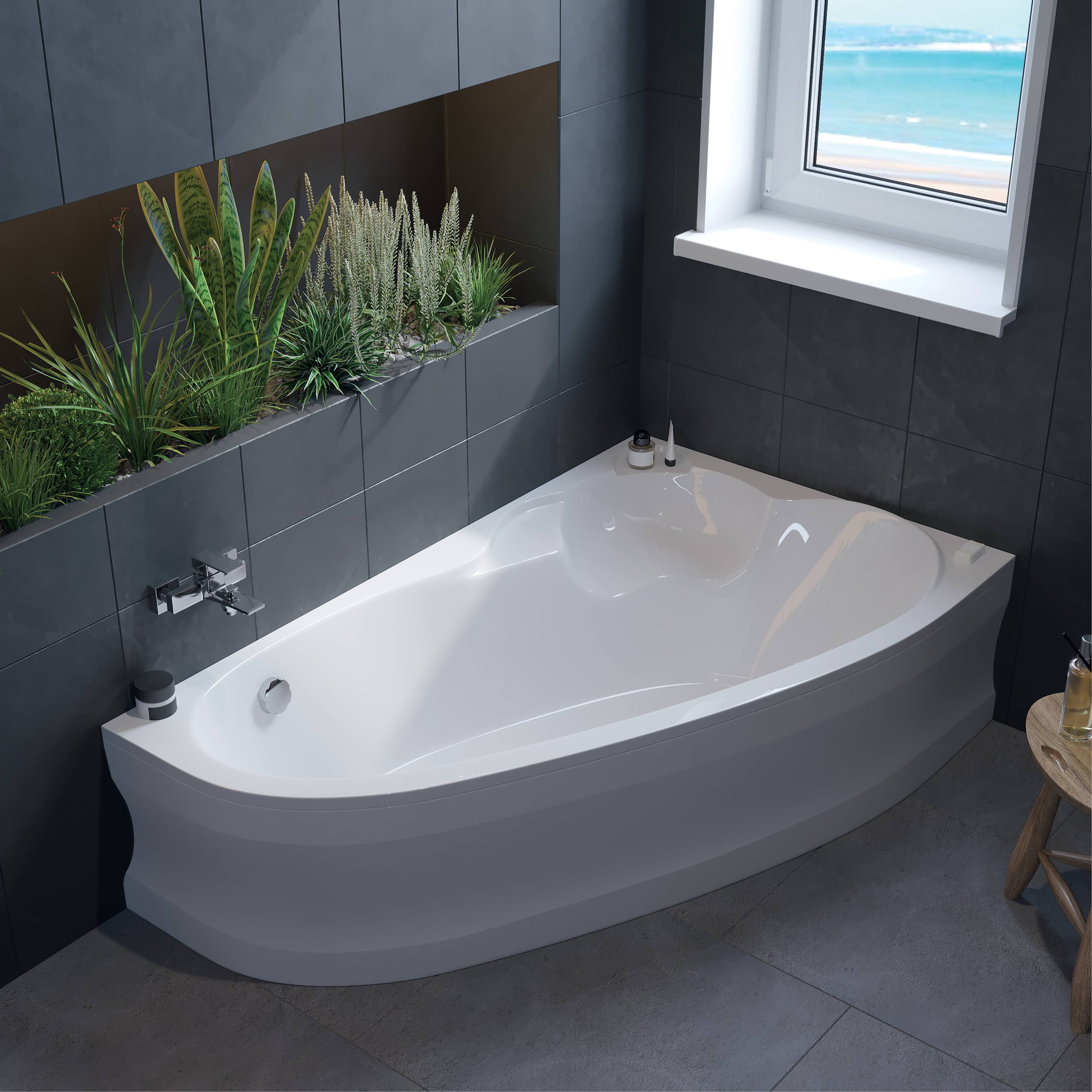 Акриловая ванна Koller Pool Nadine 150X100 R (NADINE150X100R) Акриловая ванна Koller Pool Nadine 150X100 R (NADINE150X100R) - фото 3