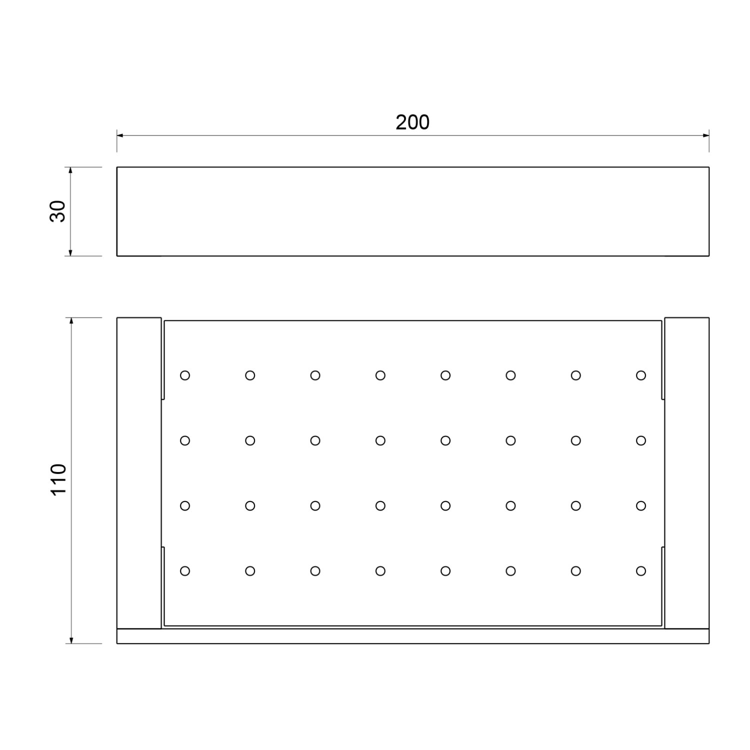 Полка Timo Petruma черное золото (15222/18) - фото 2