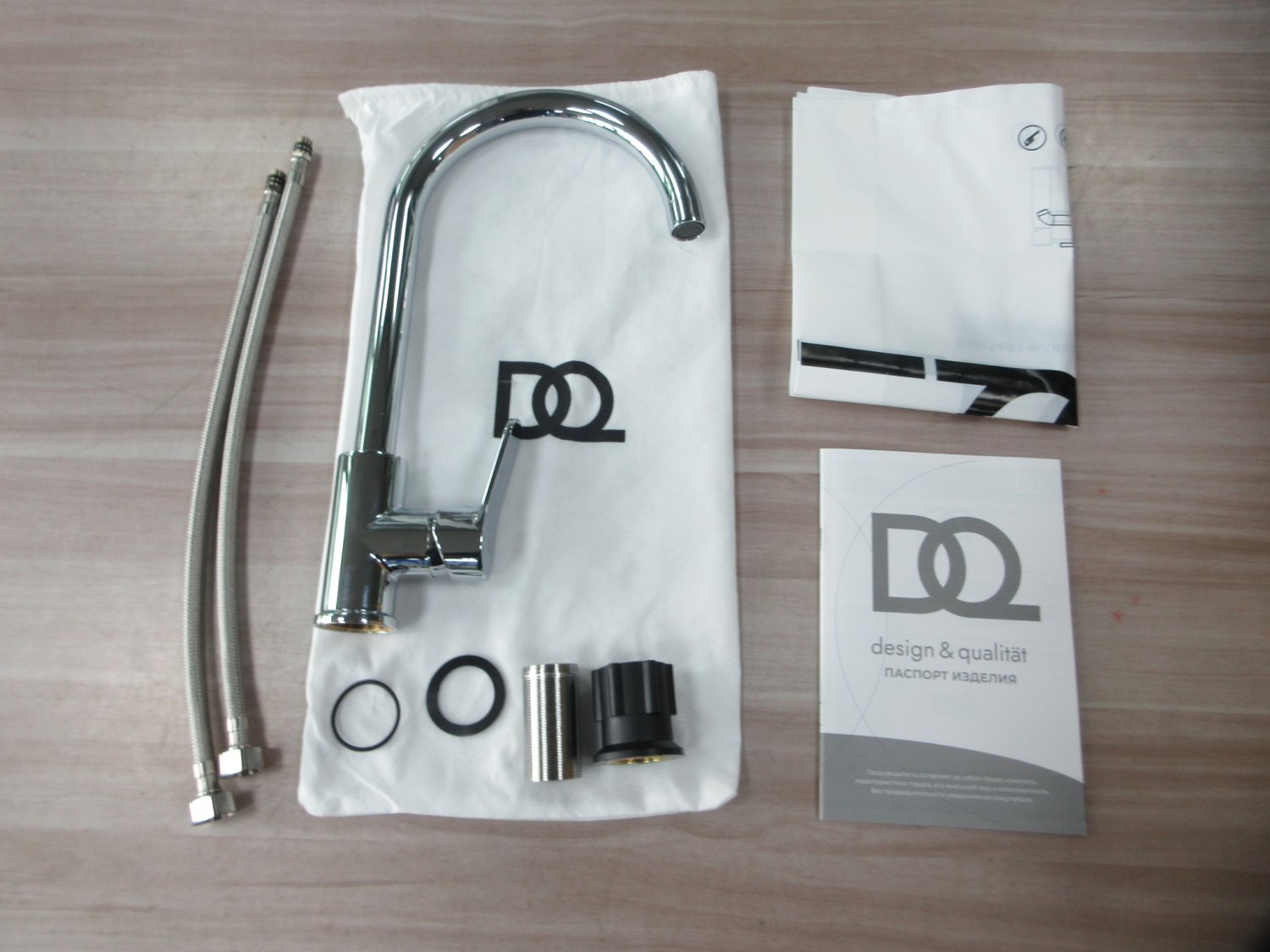 Смеситель для кухни DQ Leipzig высокий хром (DA1762401) - фото 4