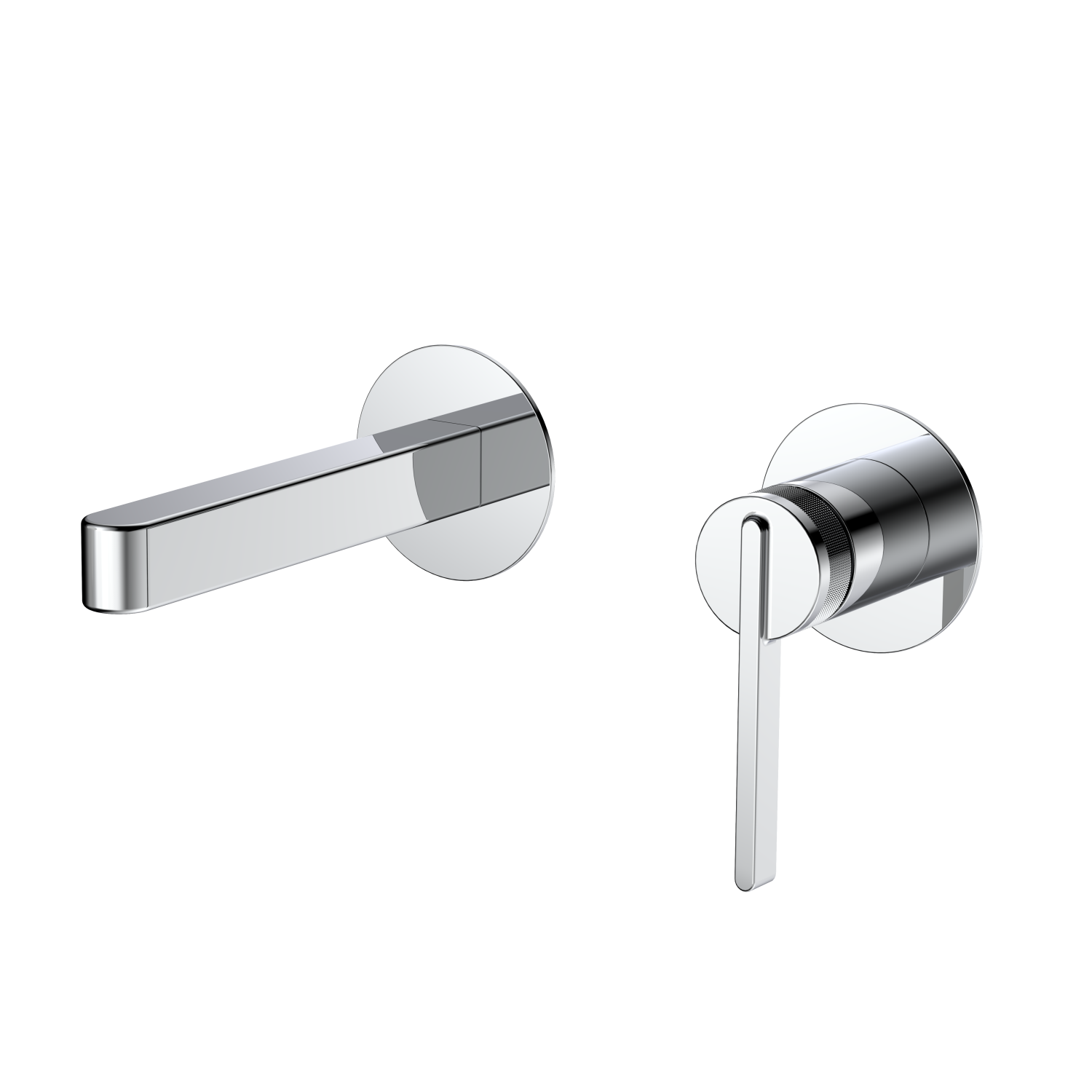 Смеситель для раковины DQ Bonn встраиваемый настенный хром (DA1704401) - фото 1