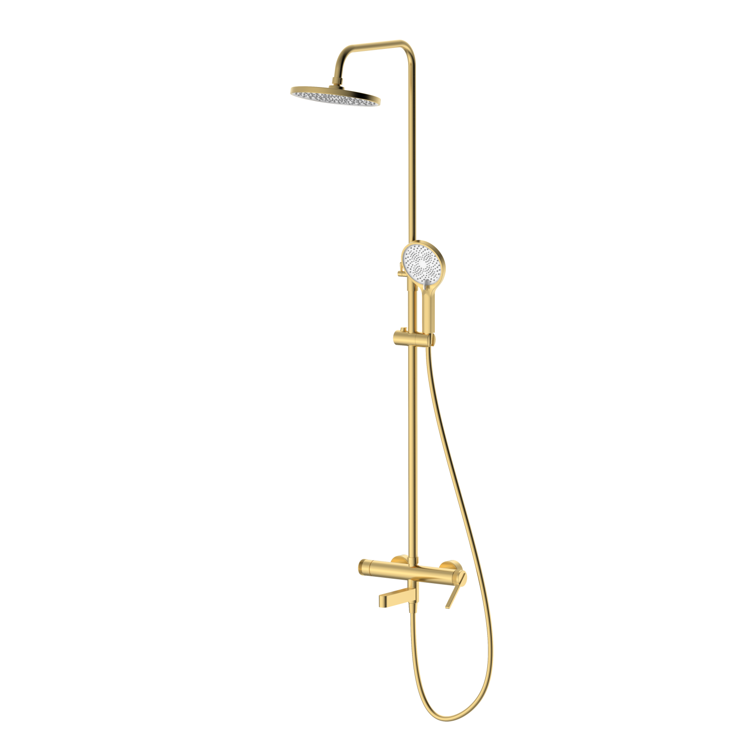 Душевая система со смесителем DQ Bonn мат.золото (DA1703707) - фото 1