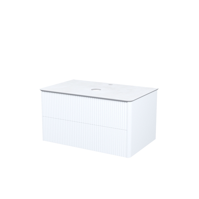 Тумба подвесная со столешницей IDDIS Aiger 80 см, белый (AIG80W0i95K) - фото 1