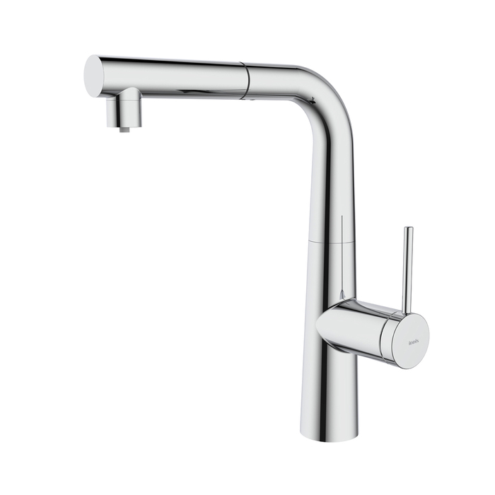 Смеситель для кухни IDDIS Pure с фильтром и выдвижным изливом, хром (PURSBPFi05N) - фото 1