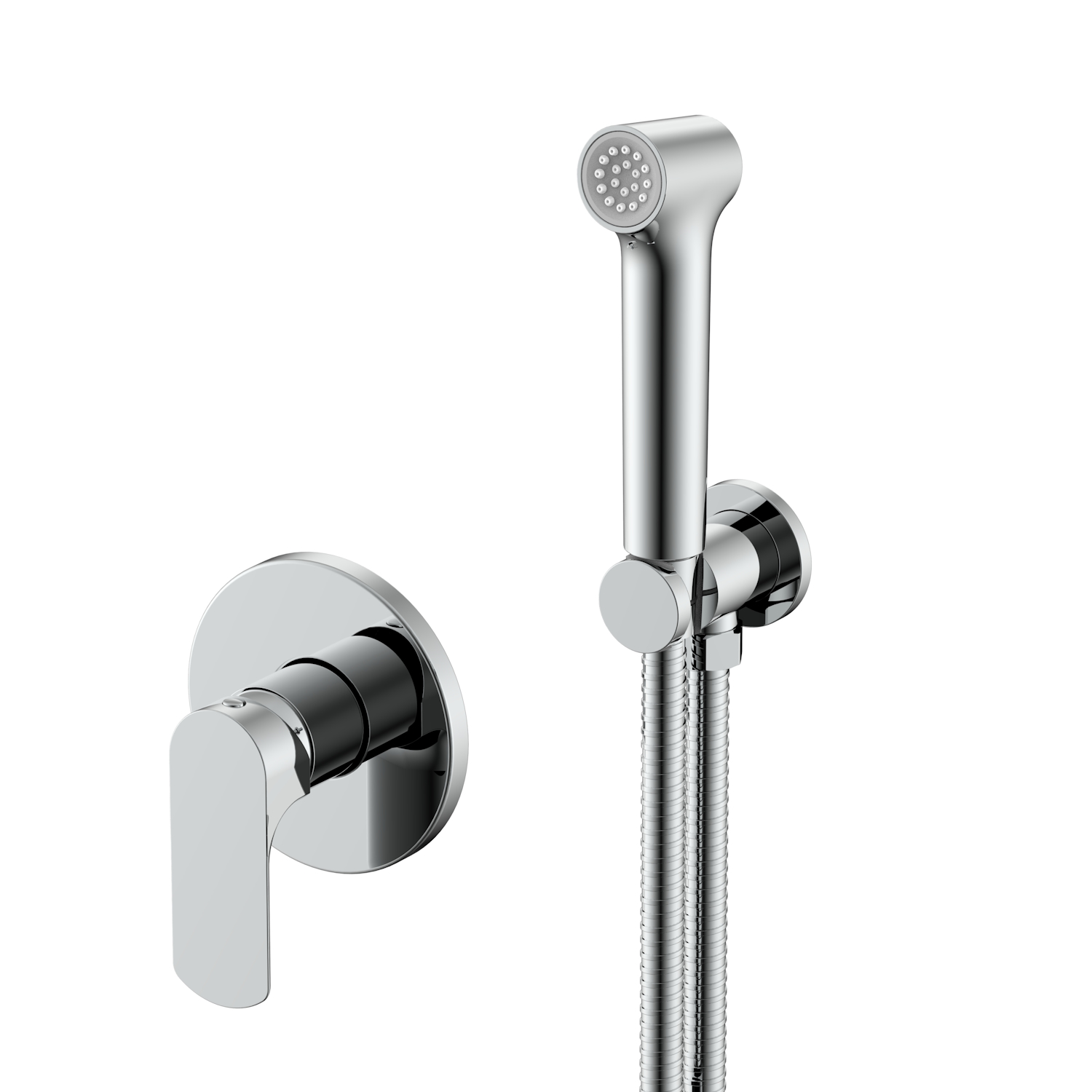 Смеситель Raglo с гигиеническим душем встраиваемый, хром (R03.53) - фото 1