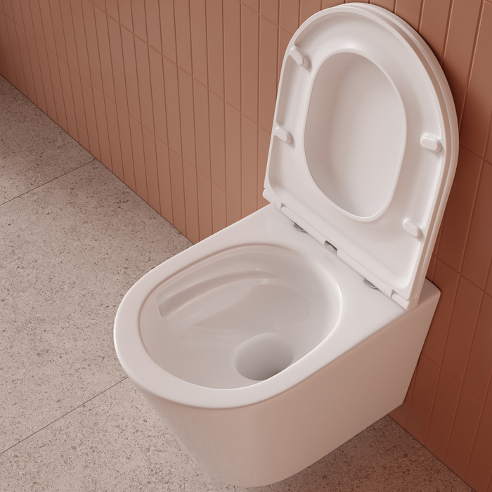 Унитаз подвесной безободковый c системой смыва Торнадо IDDIS Calipso Q (CAQRDSEi25) - фото 3