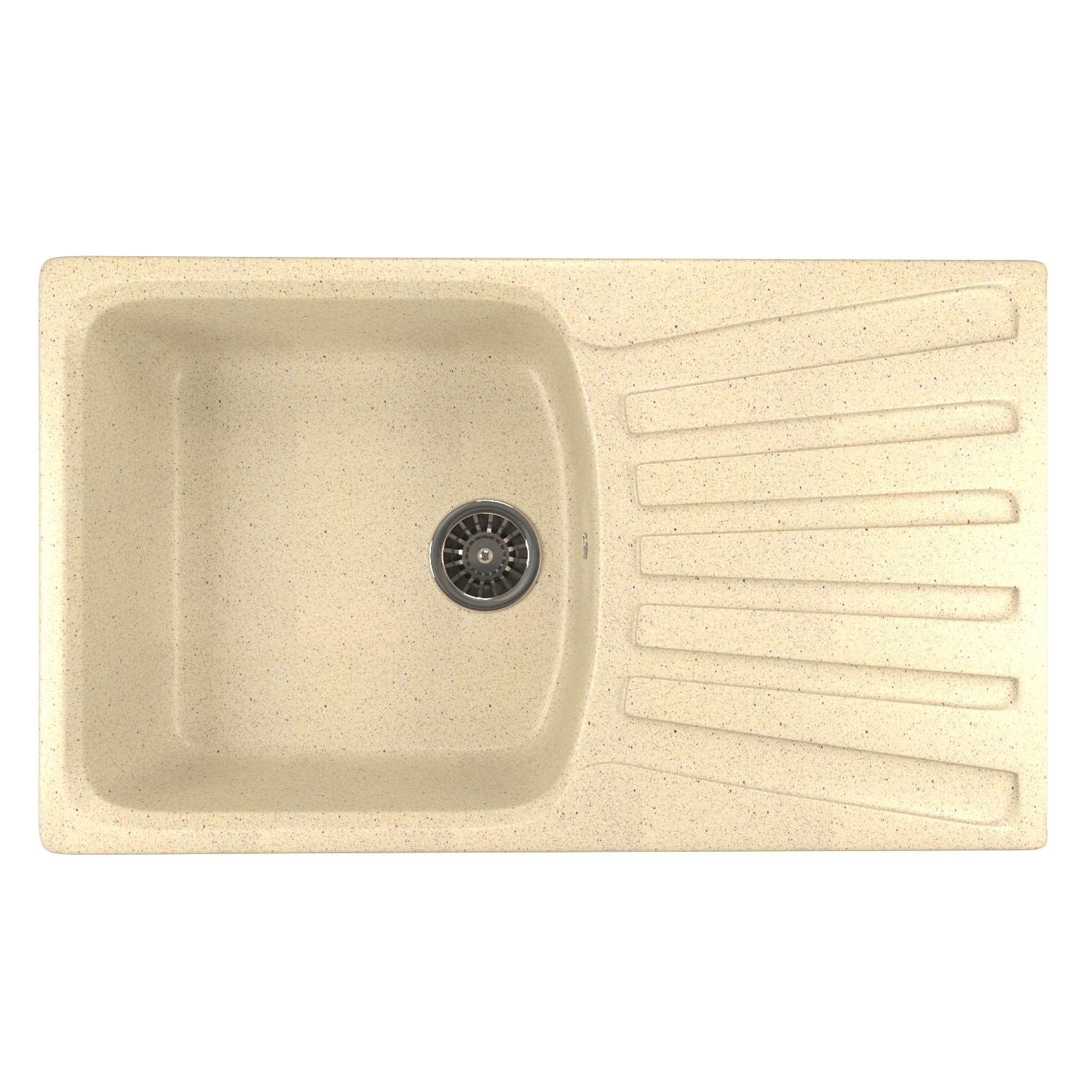 Мойка из искусственного мрамора MIXLINE ML-GM20 48x83 (525163) - фото 1