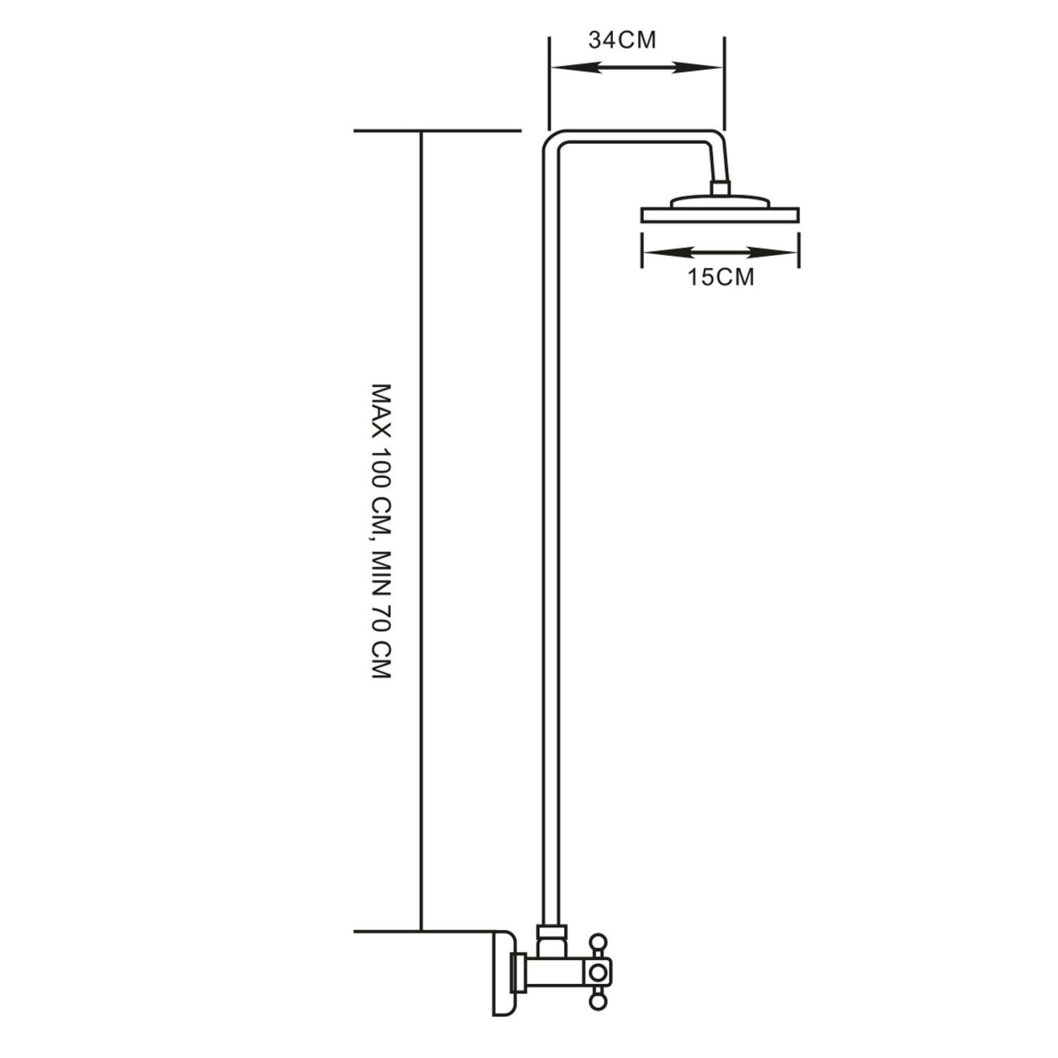 Душевая система MIXLINE ML2408 (530032) - фото 3