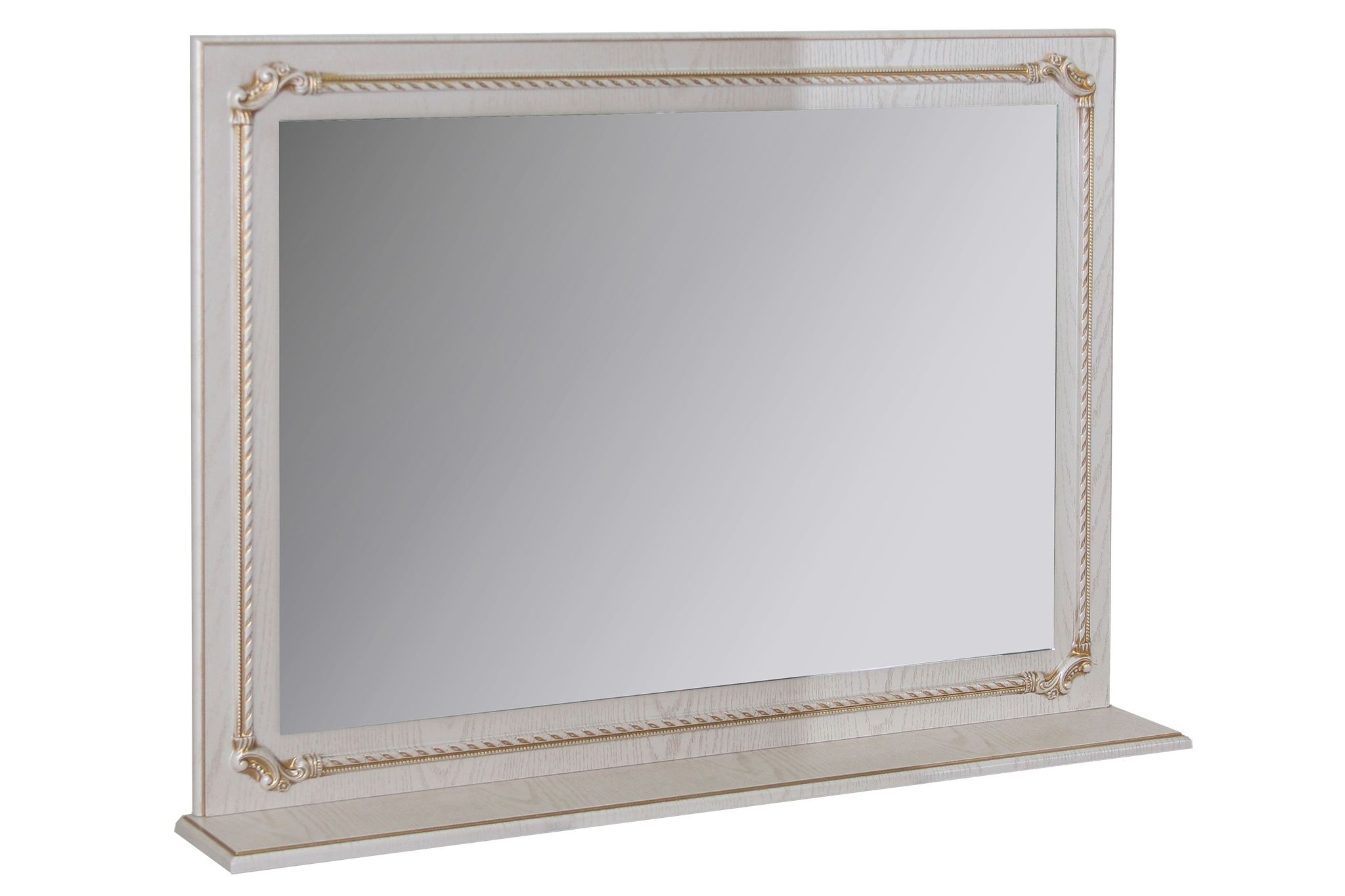 Зеркало без подсветки MIXLINE Сальери-105 патина золото (533723) - фото 1