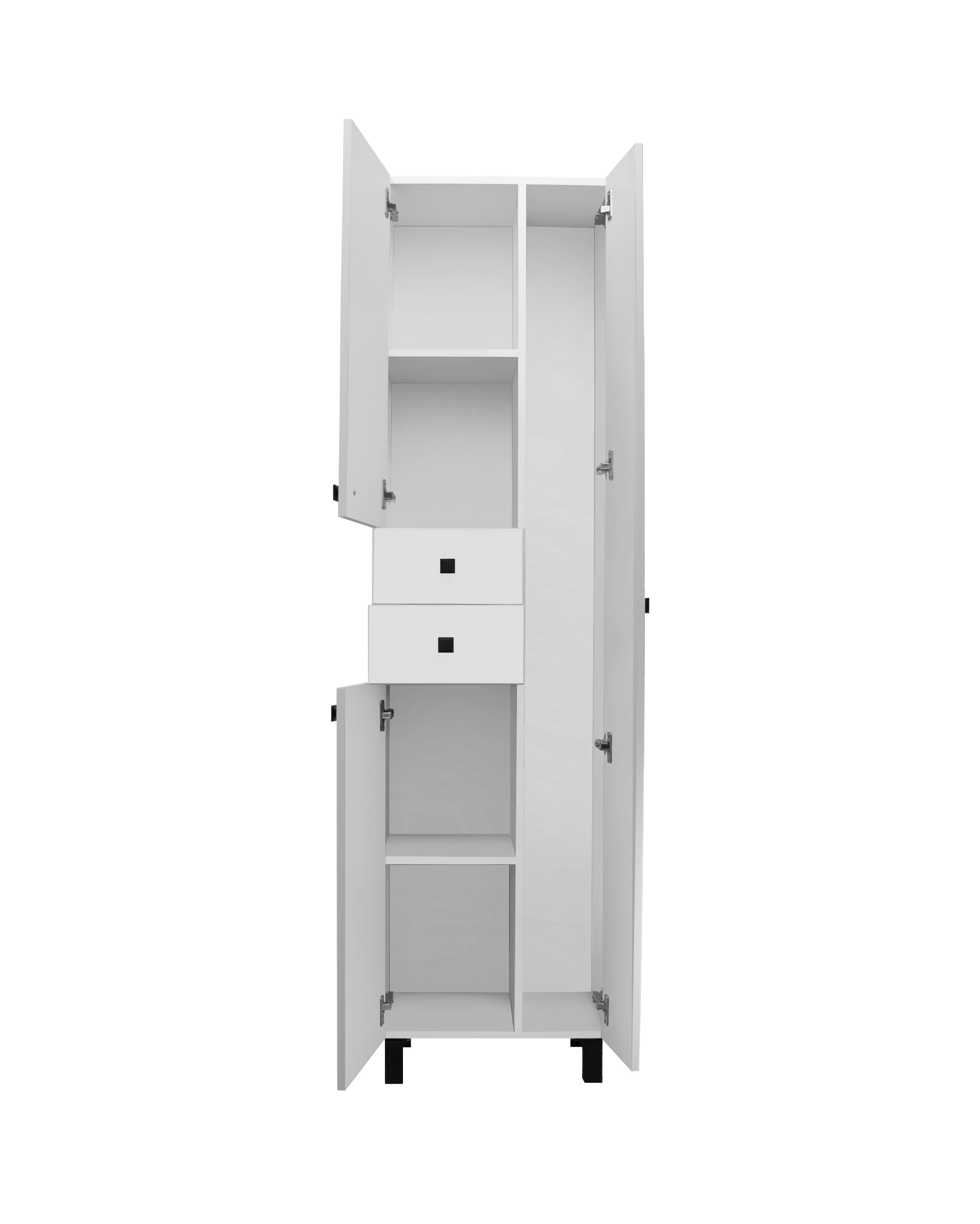 Шкаф-колонна Runo 50 правый матовый белый (00-00004892) - фото 2