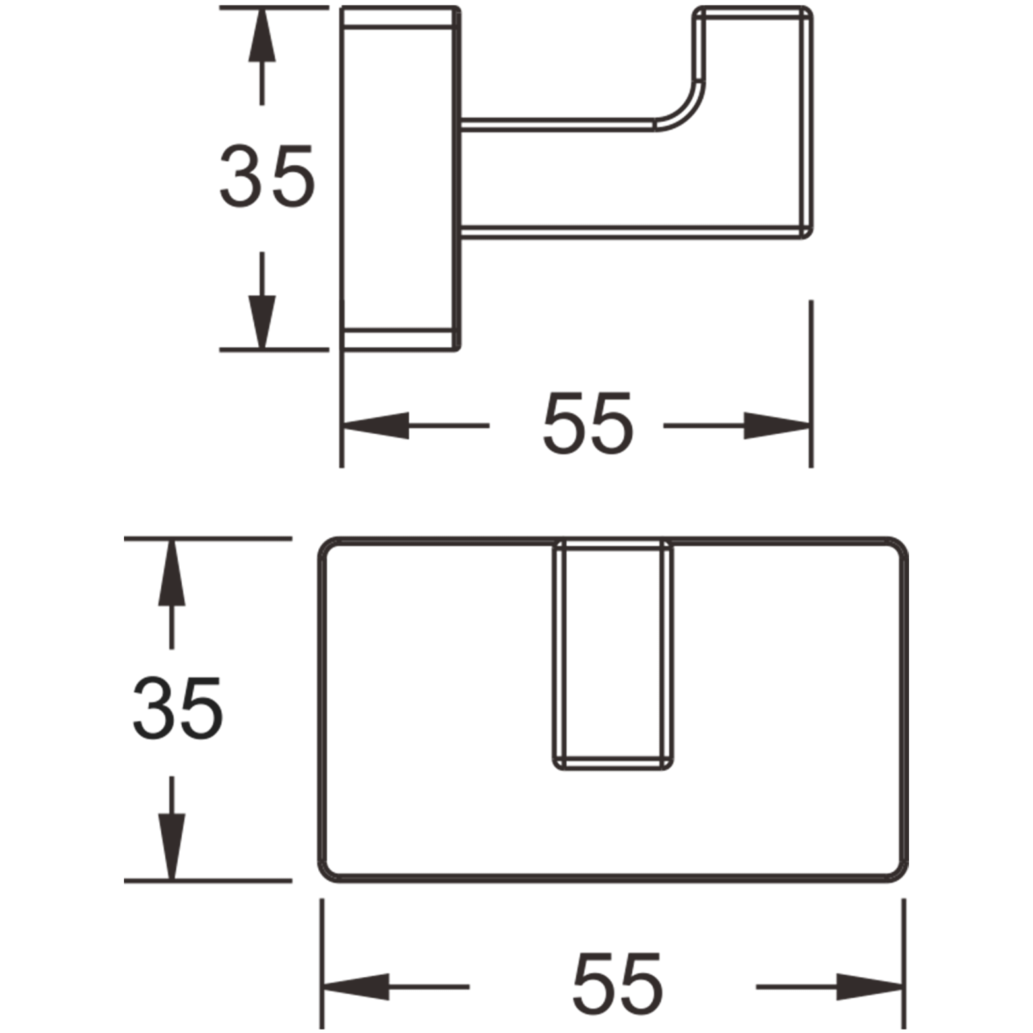 Крючок BELZ (B90305-1) - фото 2