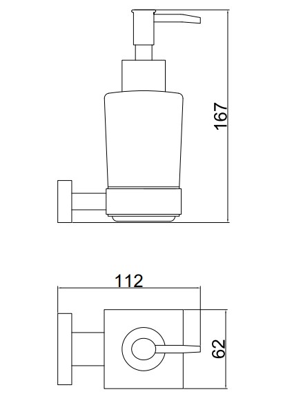 Дозатор жидкого мыла BELZ (B90327) - фото 2