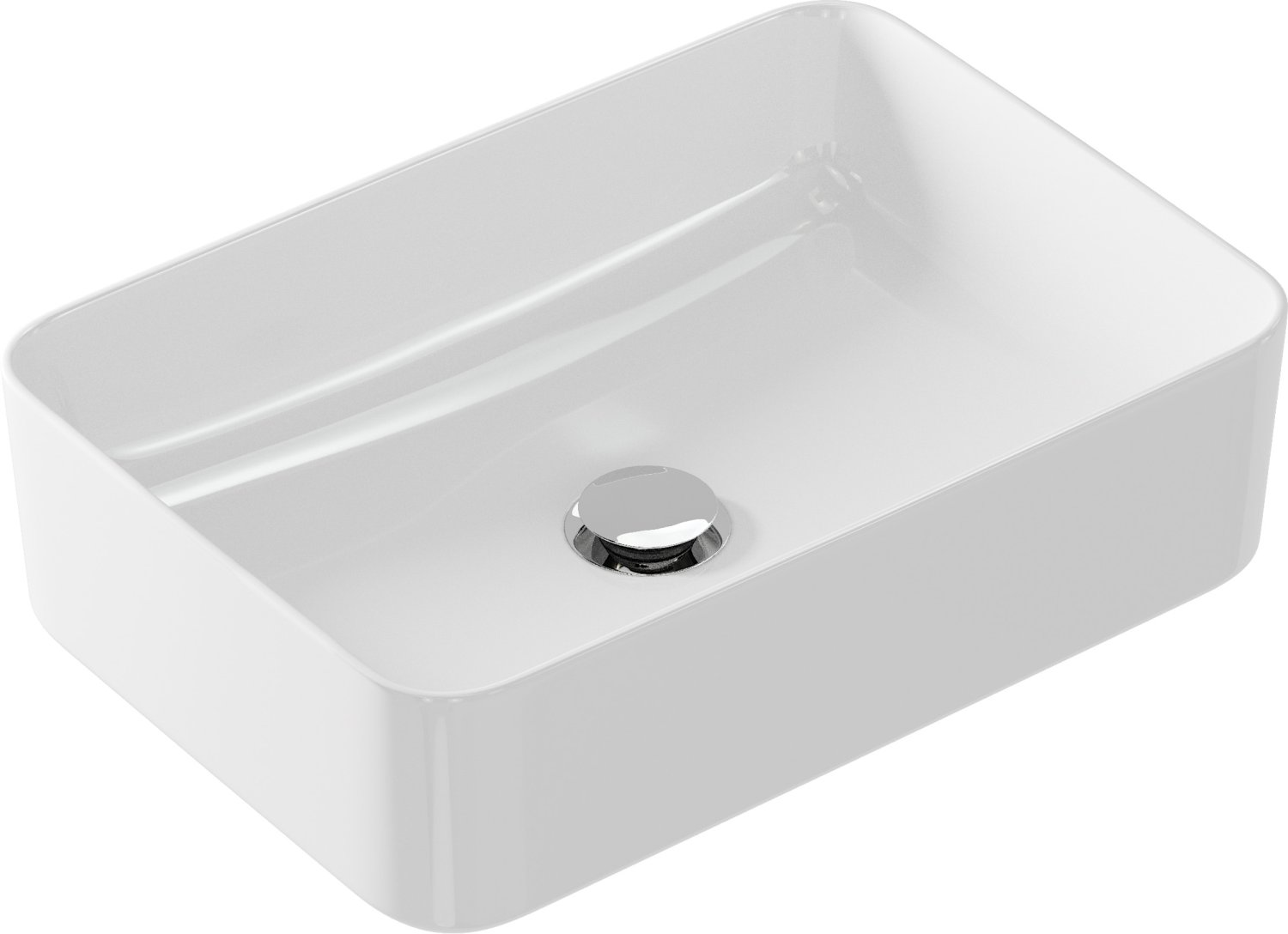 Раковина Cersanit  на столешницу CREA 50 RECTANGULAR 0 отв. (64755) - фото 1