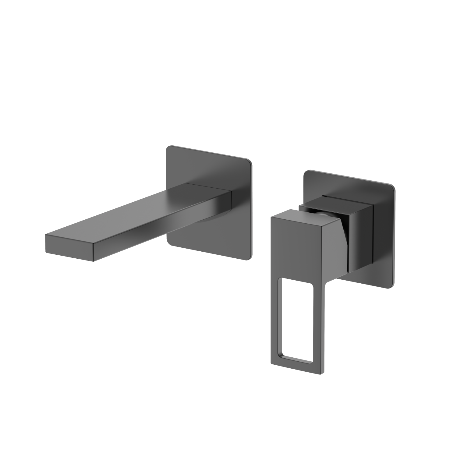 Смеситель для раковины DQ Dortmund встраиваемый настенный графит (DA1714406) - фото 1