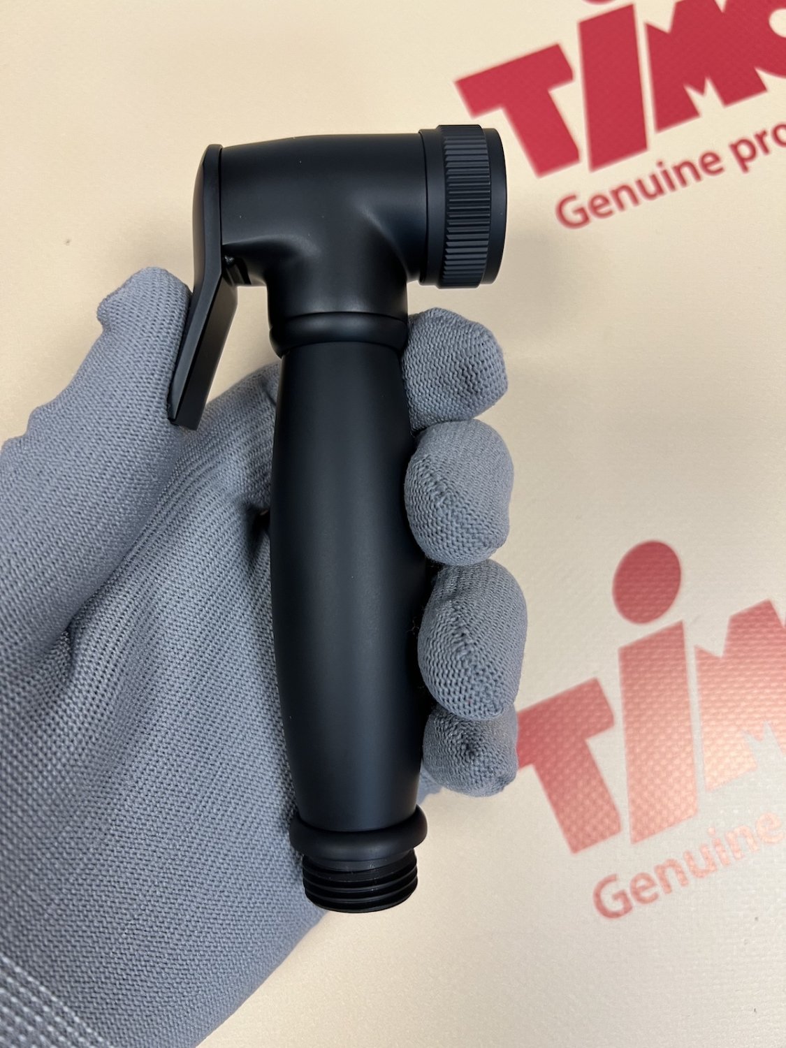 Смеситель встроенный с гигиеническим душем Timo Anni (2789/03SM) черный - фото 2