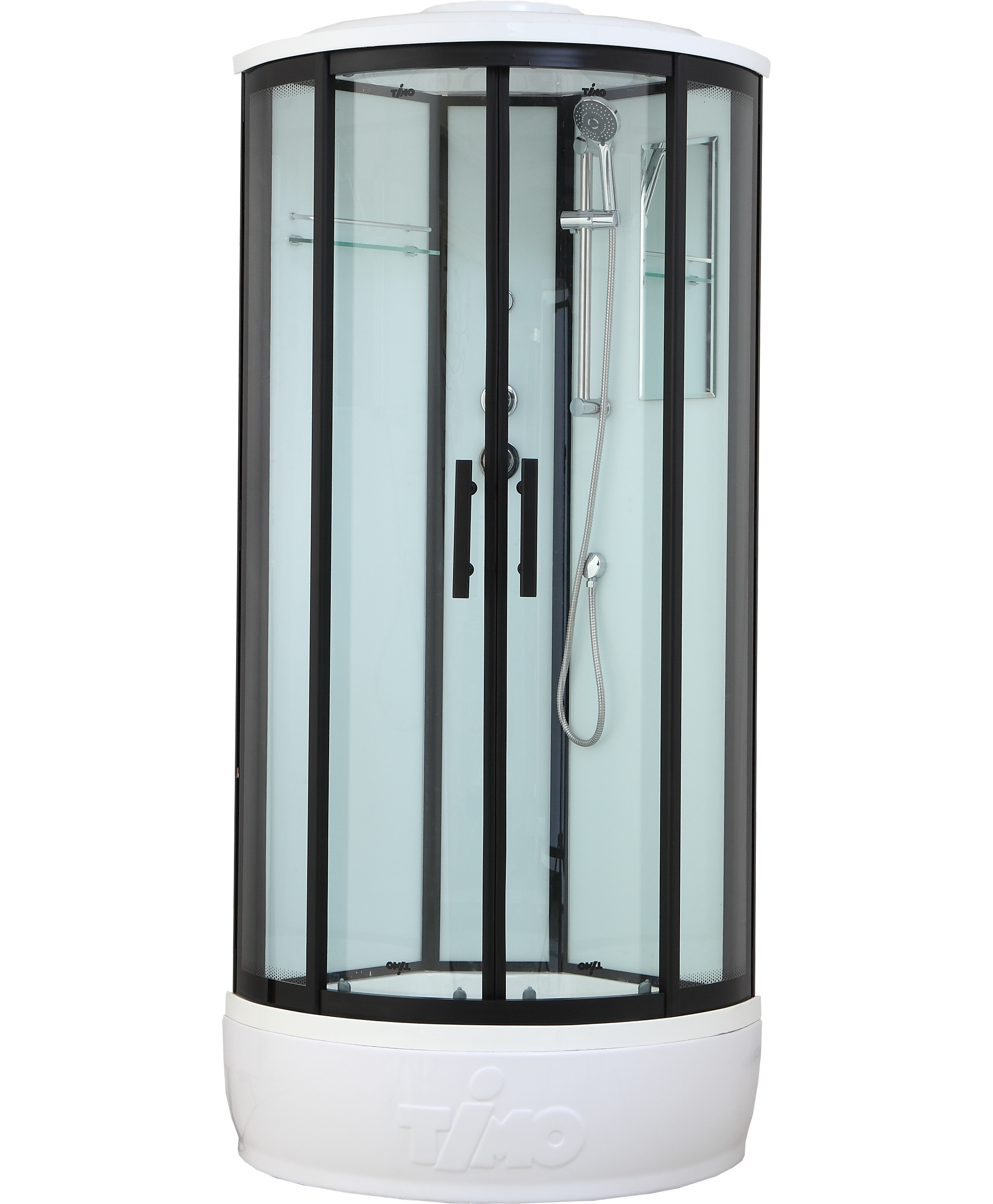 Душевая кабина Timo Standart Black 80*80*220  (T-6680B)