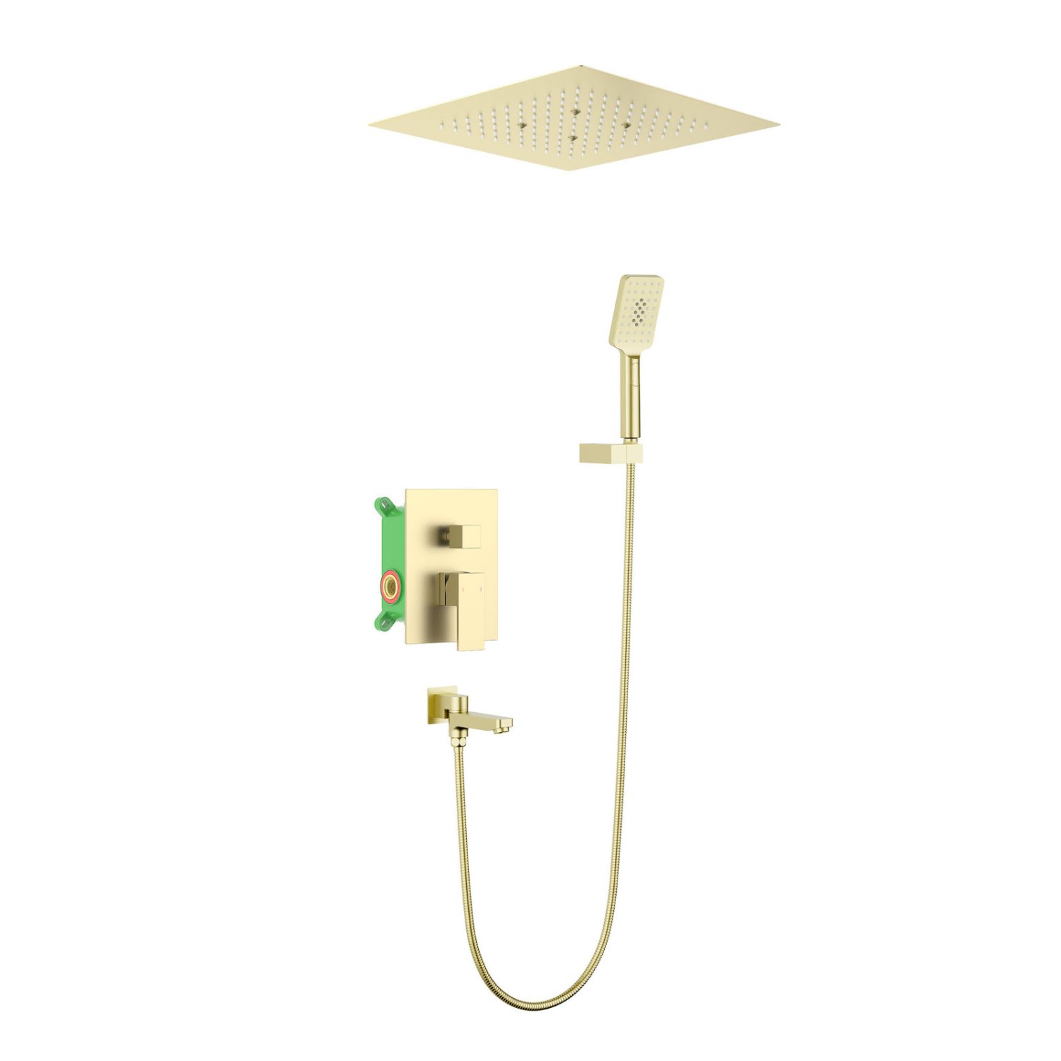 Душевая система TIMO встроенная золото матовое Selene (SX-2039/17SM)  - фото 1